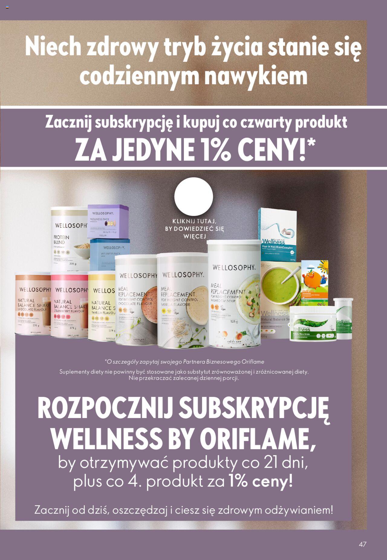 Oriflame Katalog - Wellosophy od środy 15.11.2023 47