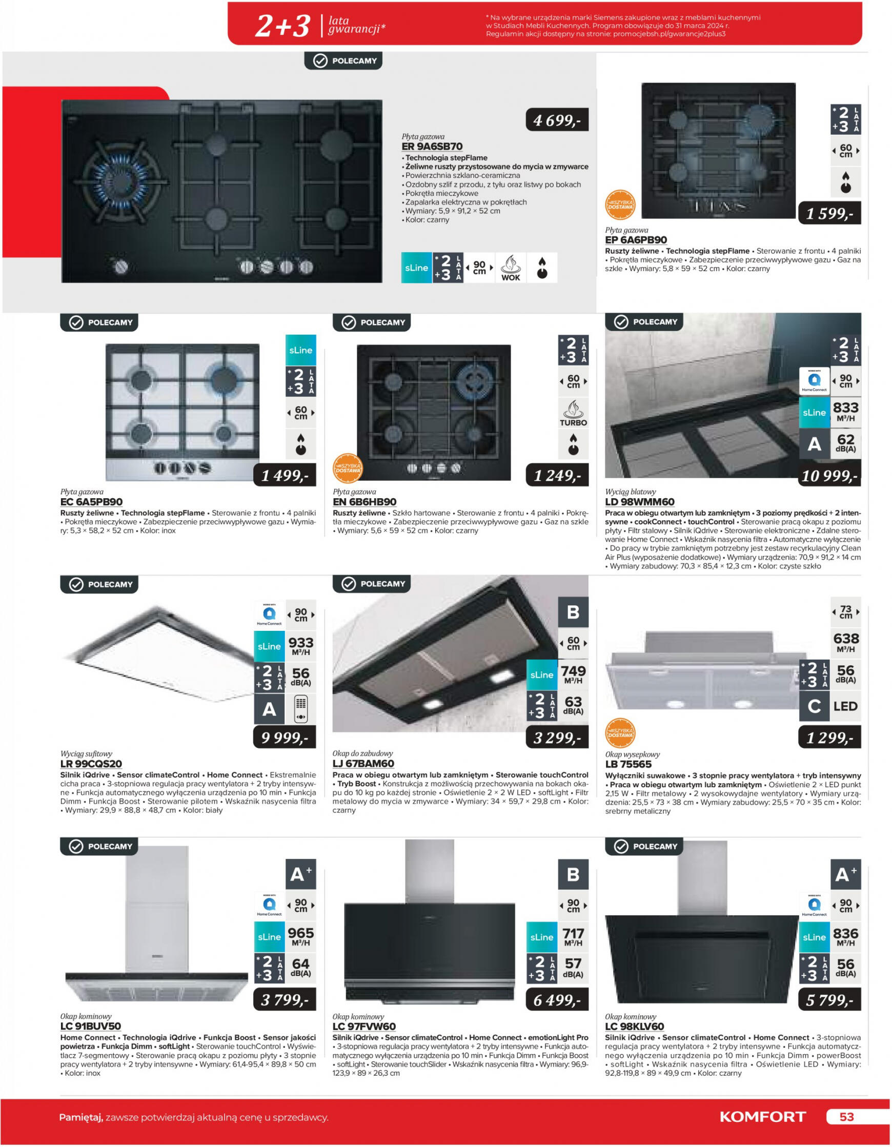 Komfort - Katalog AGD obowiązuje od 15.12.2023 53