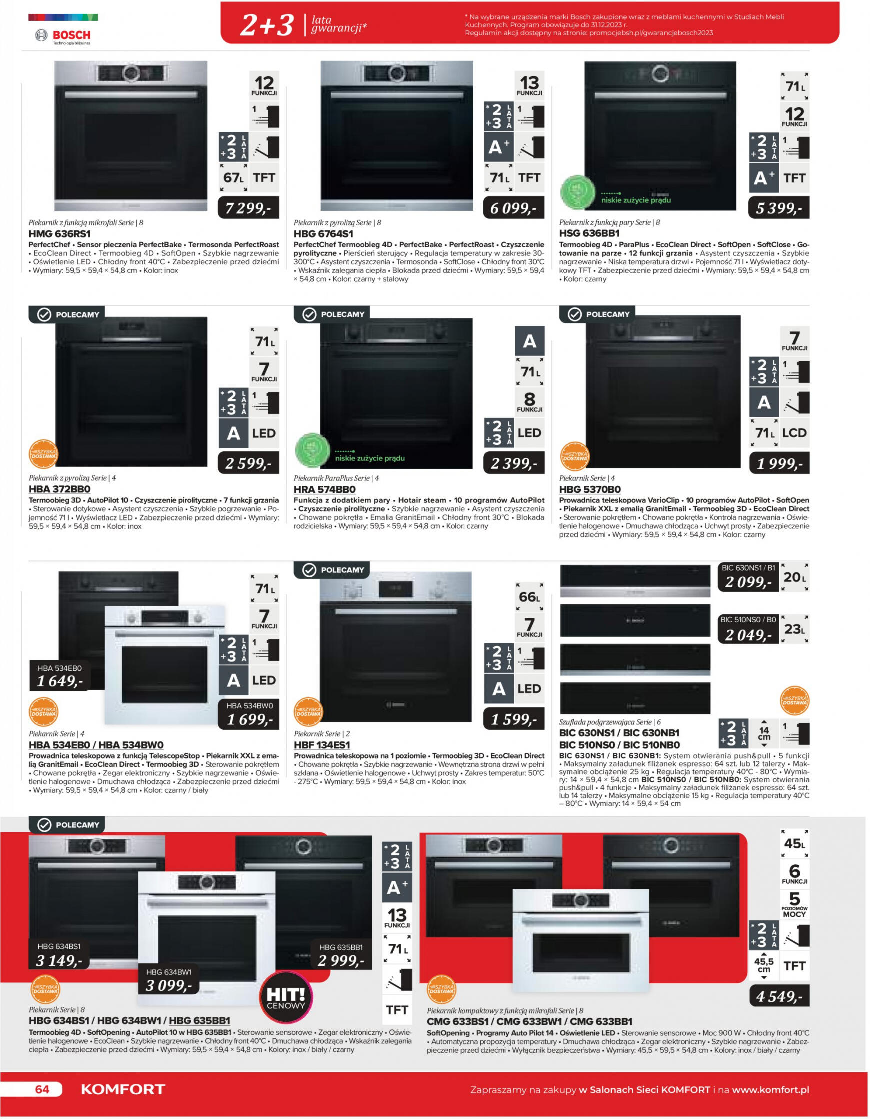 Komfort - Katalog AGD obowiązuje od 15.12.2023 64