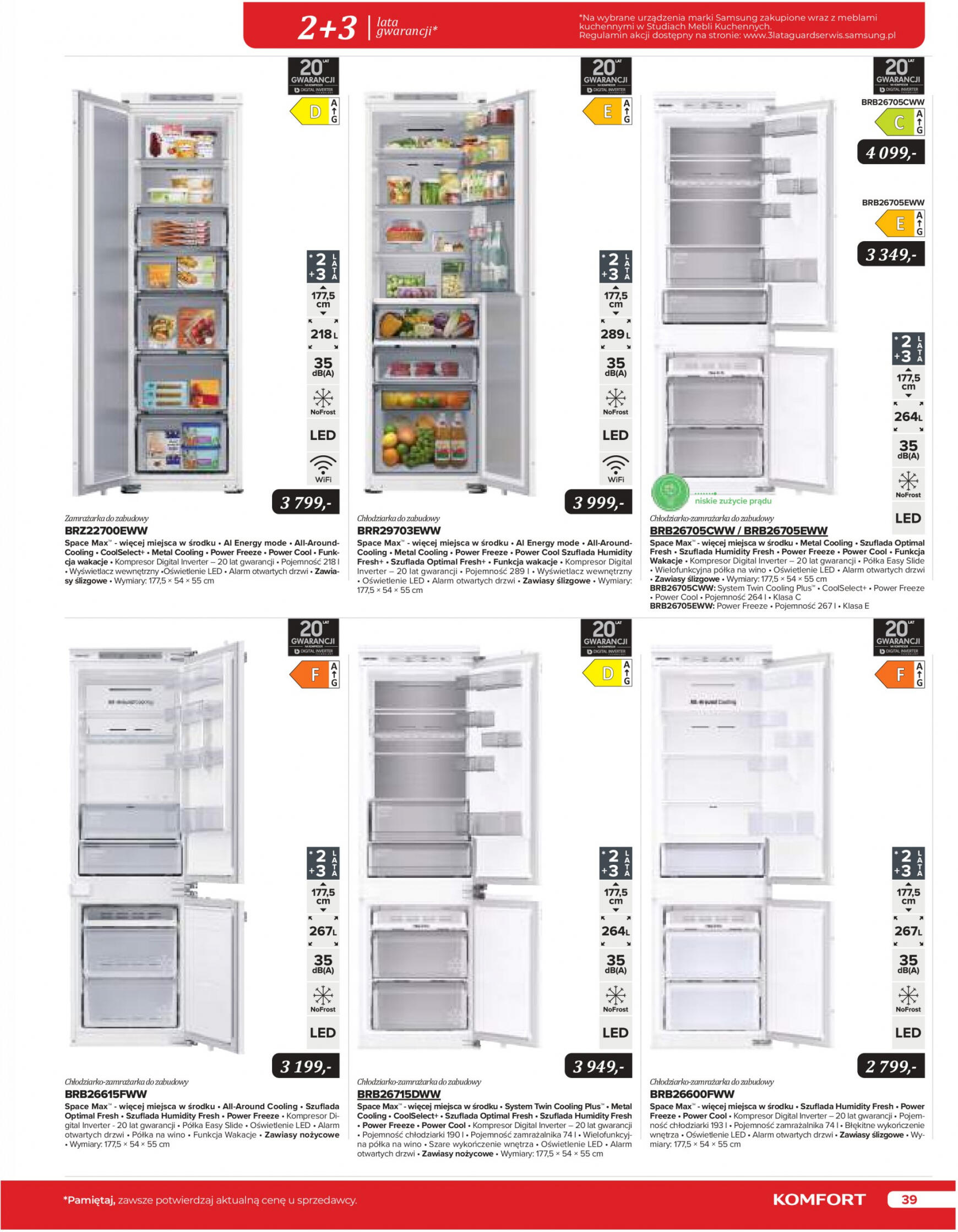 Komfort - Katalog AGD obowiązuje od 15.12.2023 39