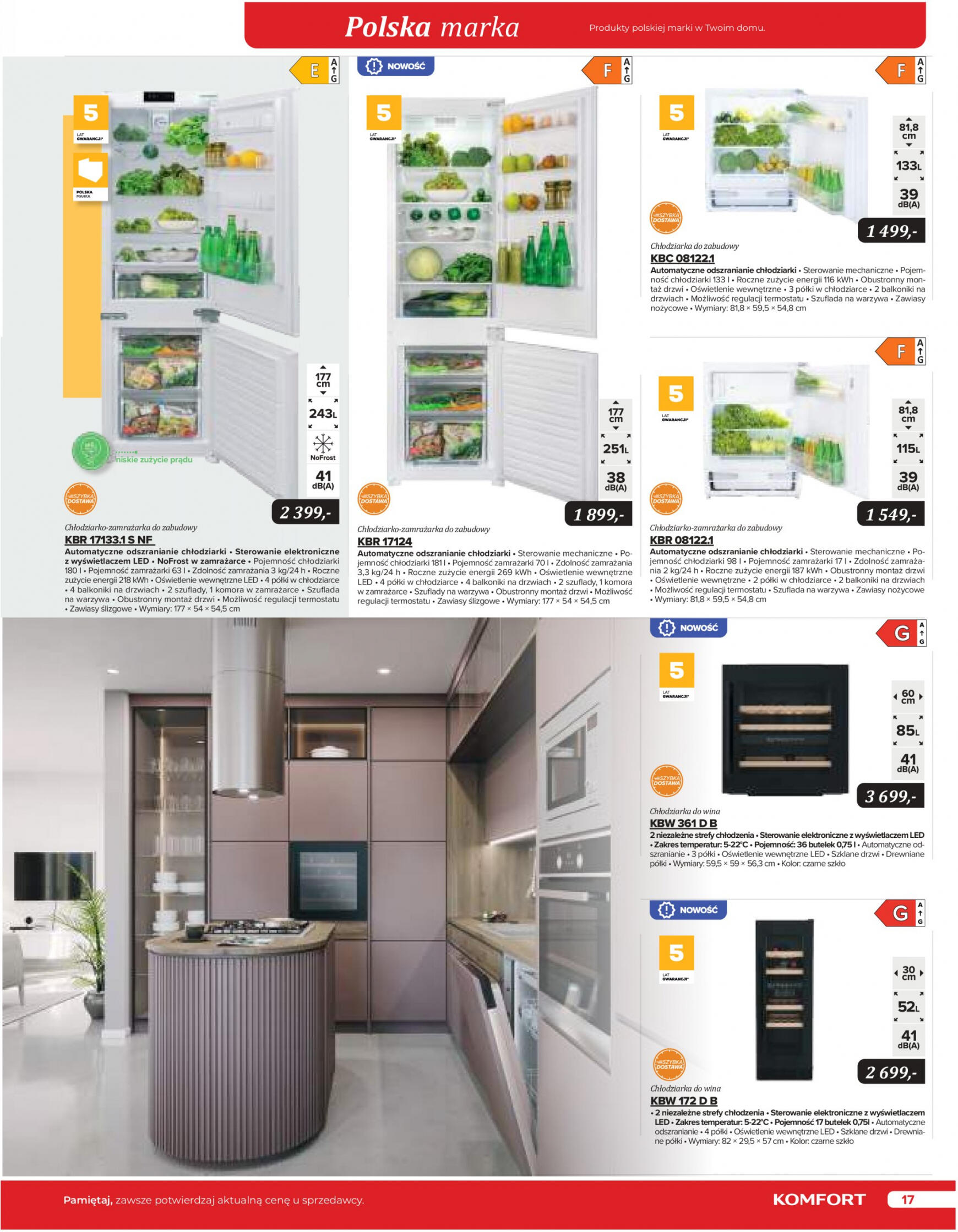 Komfort - Katalog AGD obowiązuje od 15.12.2023 17