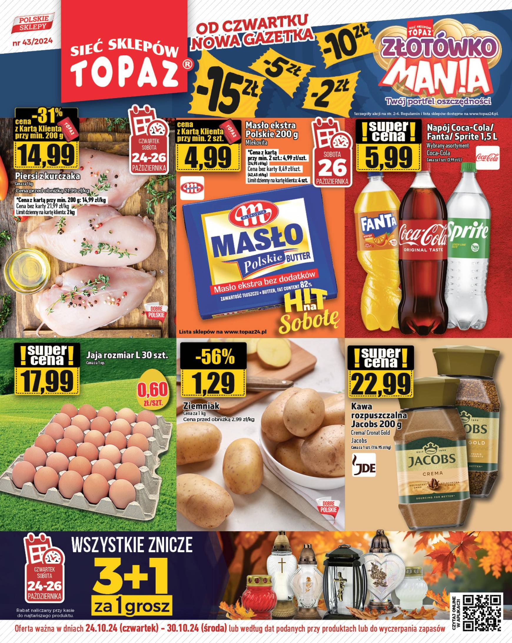 Topaz24 gazetka ważna od 24.10. - 30.10.