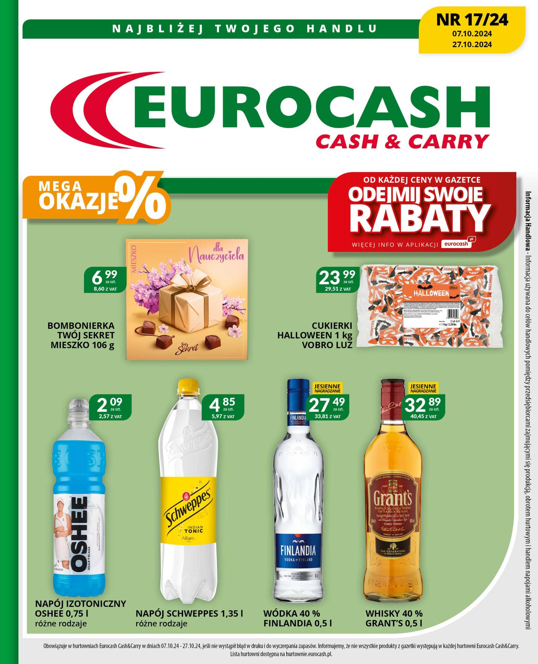 Eurocash - Gazetka Cash&Carry gazetka ważna od 07.10. - 27.10. 1