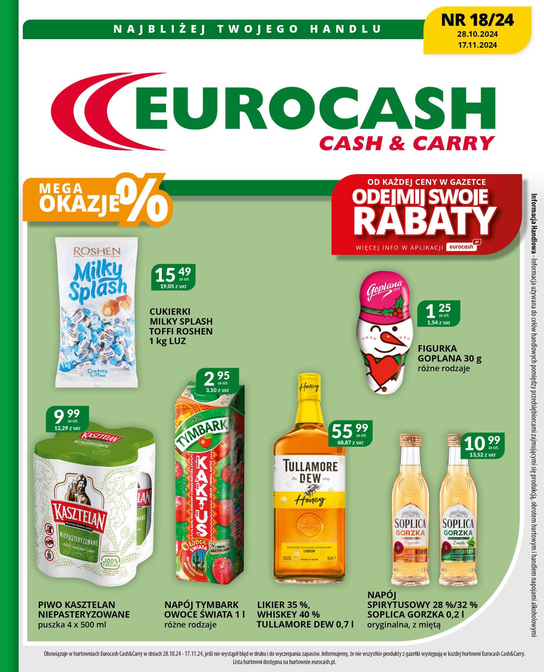 Eurocash - Gazetka Cash&Carry gazetka ważna od 28.10. - 17.11.