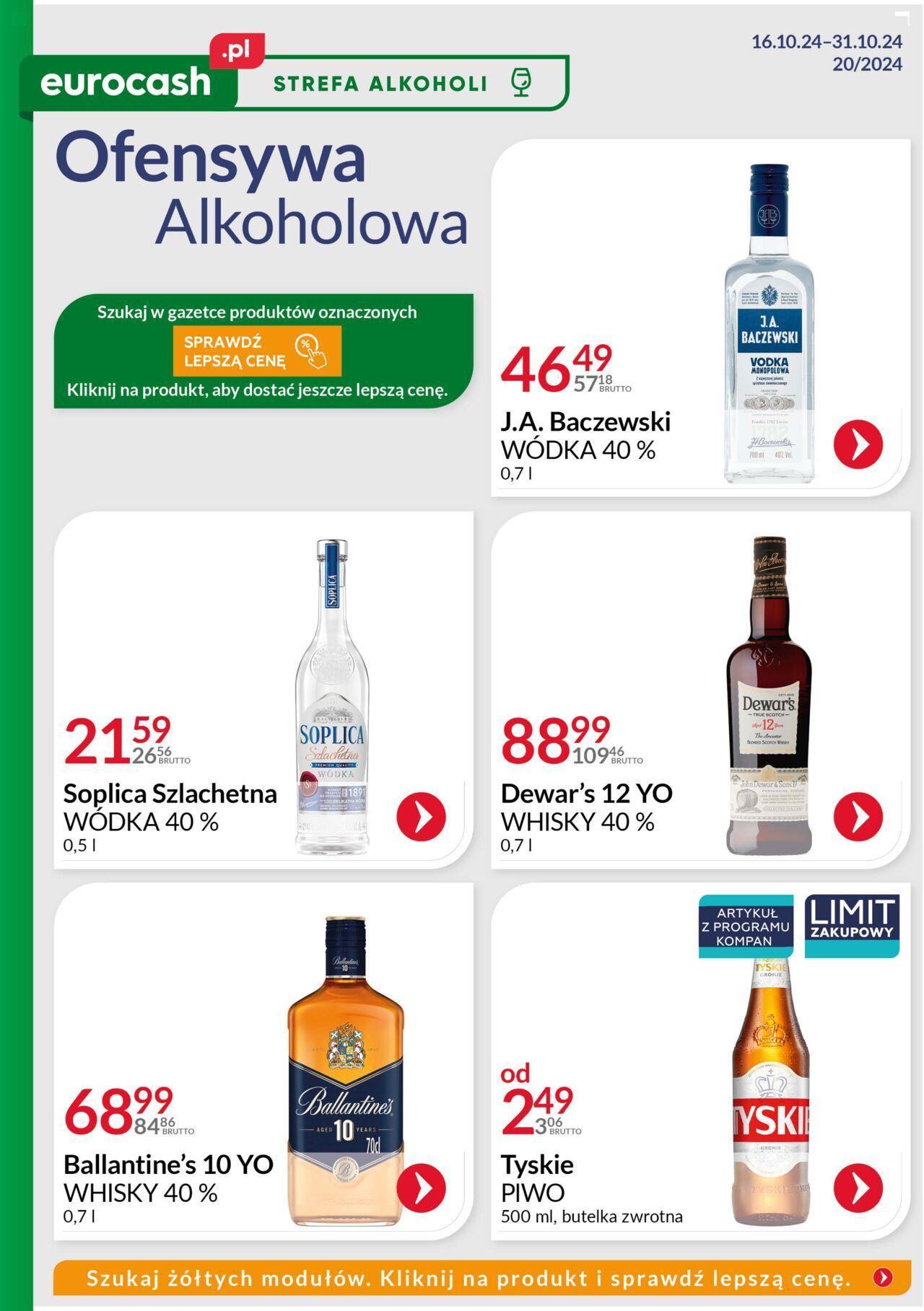 Eurocash Gazetka - Ofensywa Alkoholowa 16.10.2024 - 31.10.2024