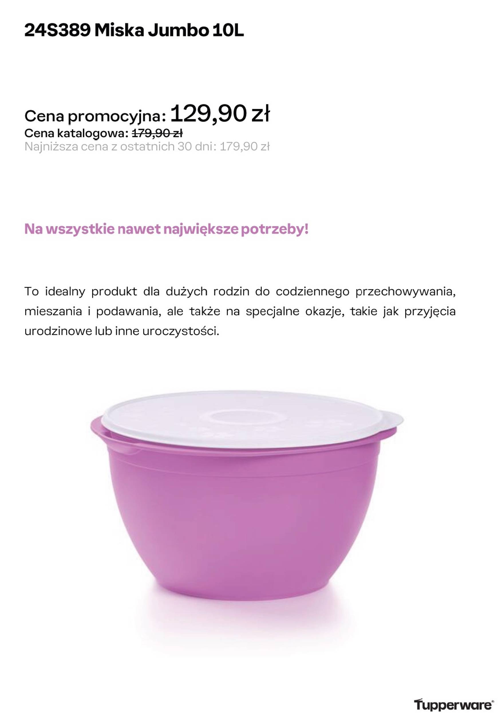 Aktualna Tupperware gazetka ważna od 03.09. - 08.09. 9