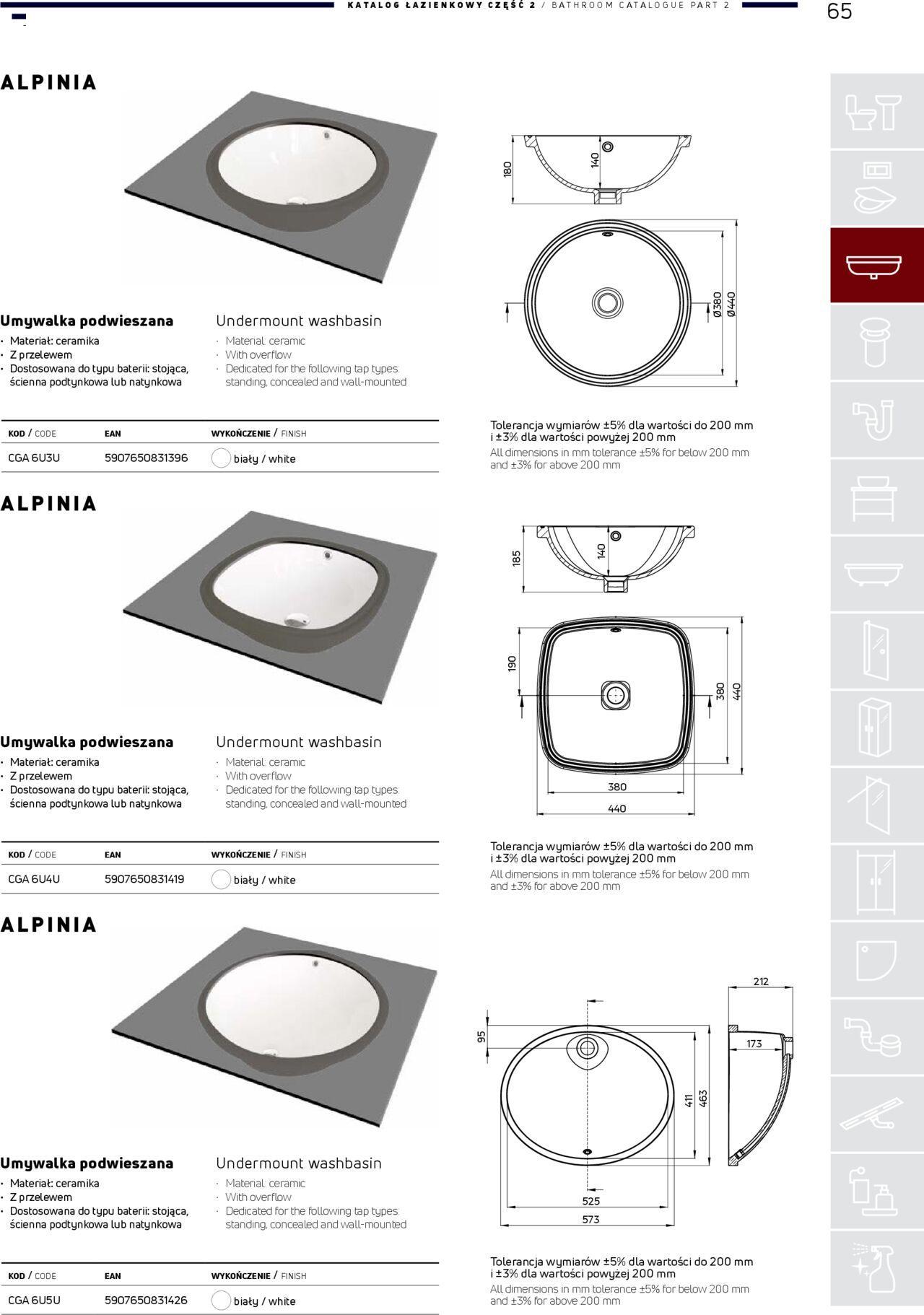 Deante Gazetka - Katalog łazienkowy 01.01.2024 - 31.12.2024 65