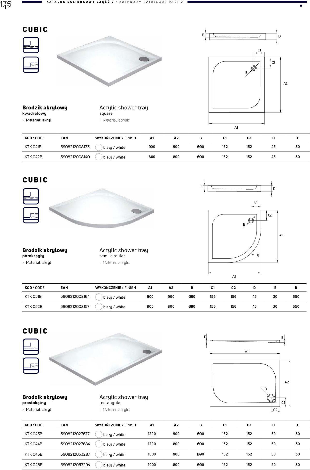 Deante Gazetka - Katalog łazienkowy 01.01.2024 - 31.12.2024 176