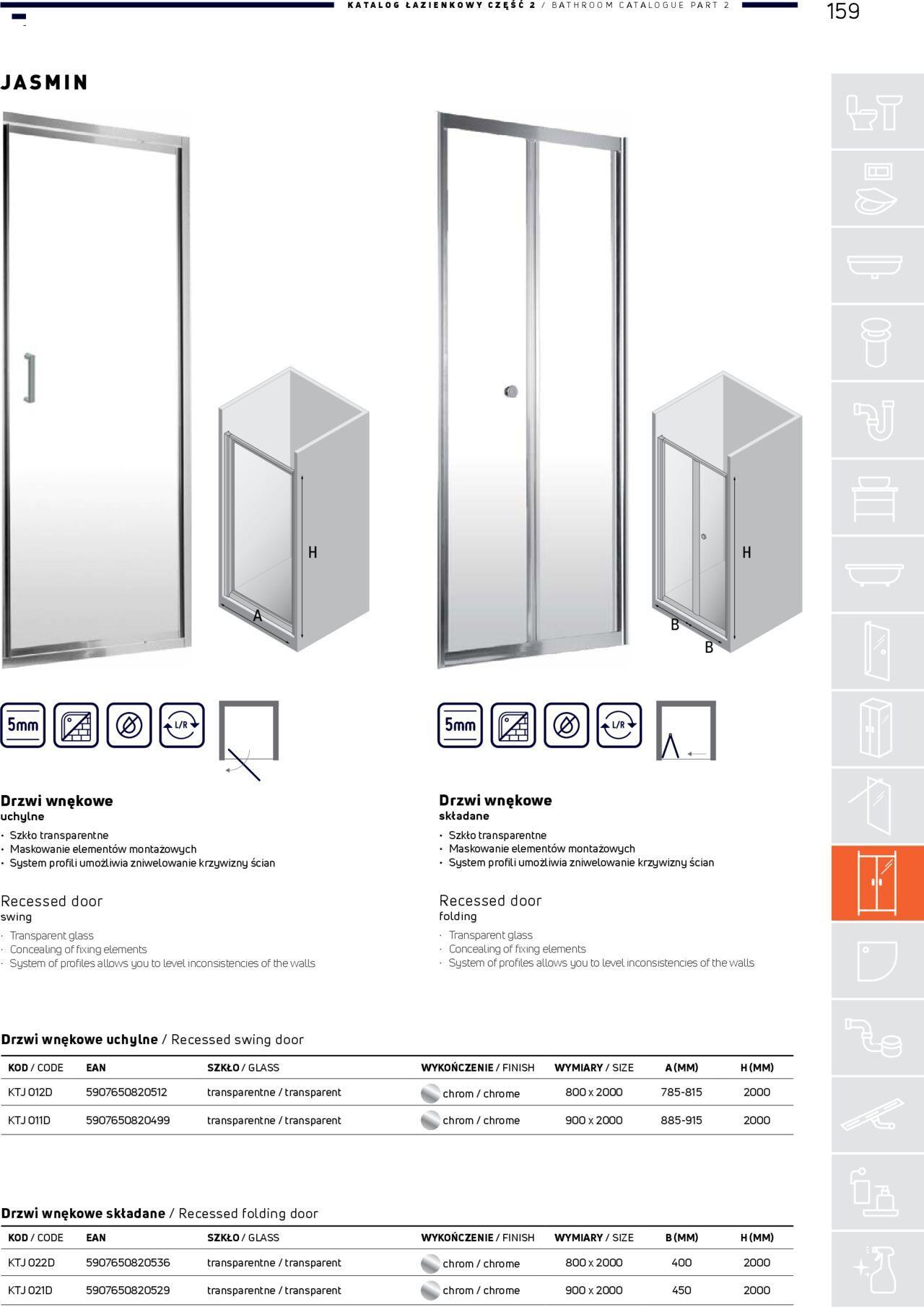 Deante Gazetka - Katalog łazienkowy 01.01.2024 - 31.12.2024 159