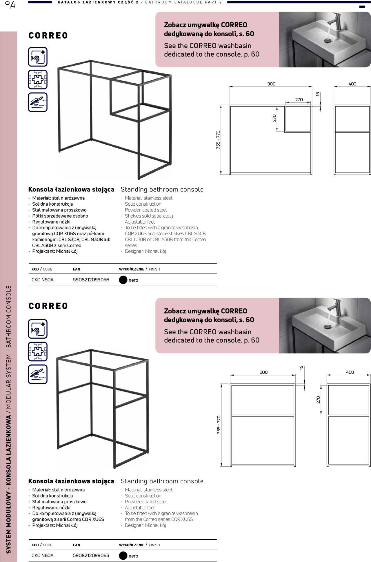 Deante Gazetka - Katalog łazienkowy 01.01.2024 - 31.12.2024 84