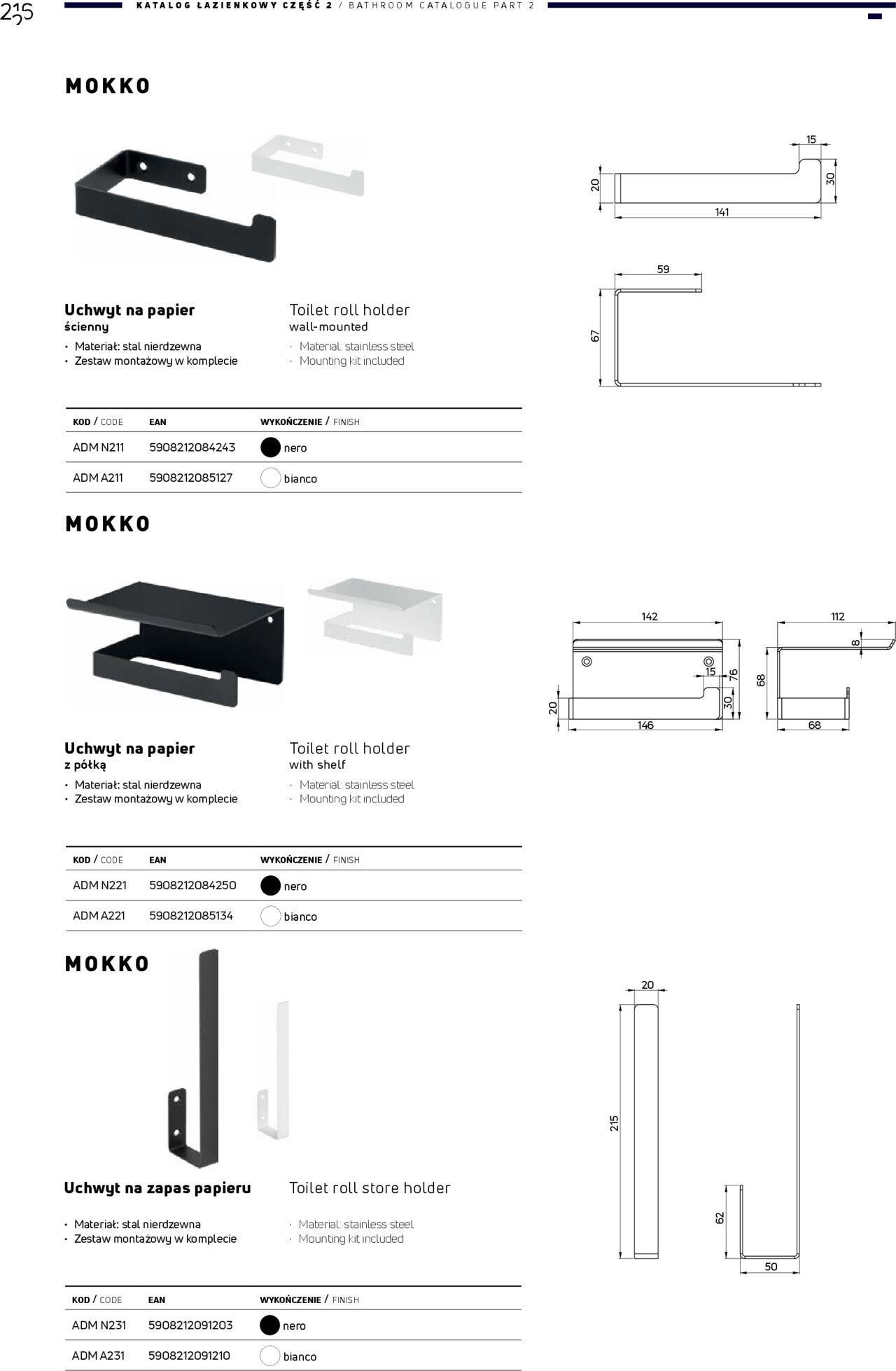 Deante Gazetka - Katalog łazienkowy 01.01.2024 - 31.12.2024 216