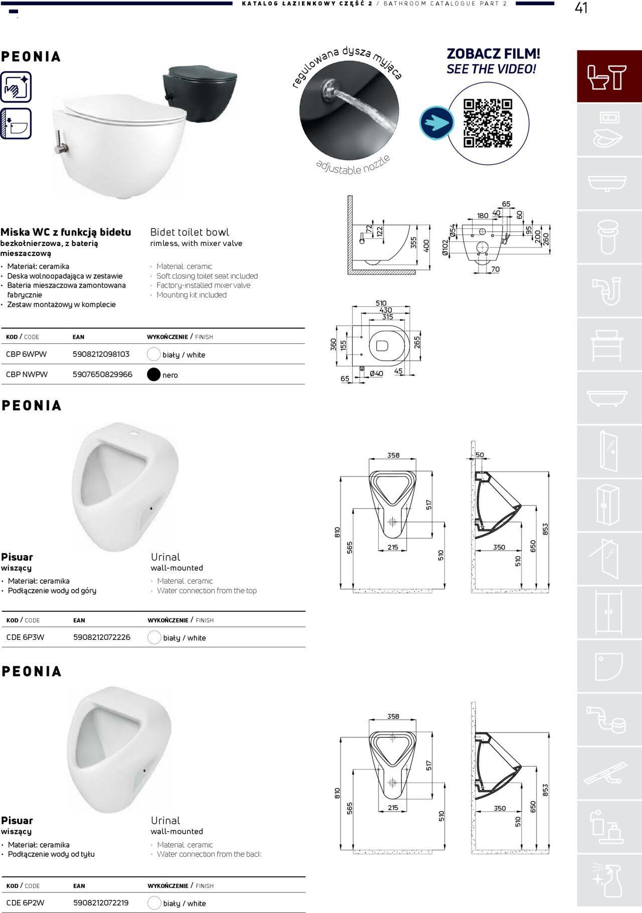 Deante Gazetka - Katalog łazienkowy 01.01.2024 - 31.12.2024 41