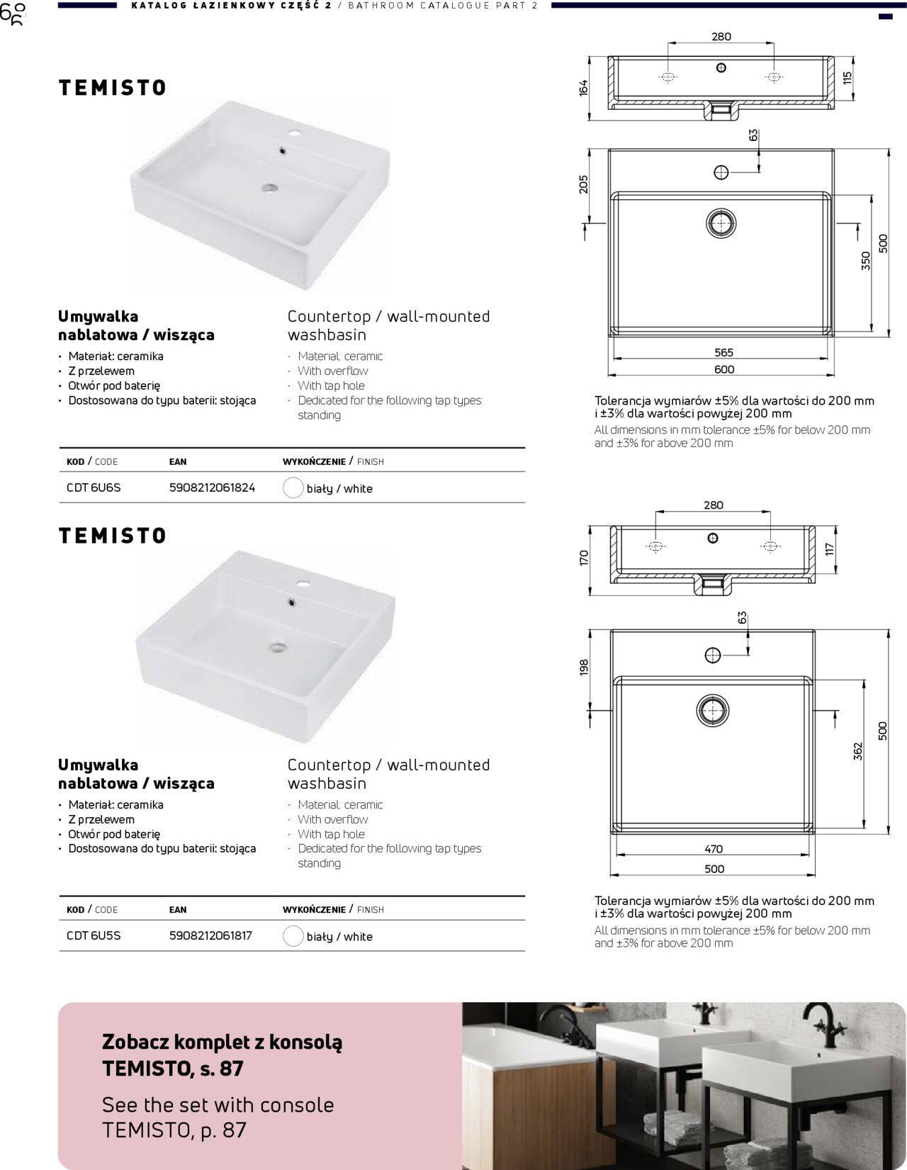 Deante Gazetka - Katalog łazienkowy 01.01.2024 - 31.12.2024 68