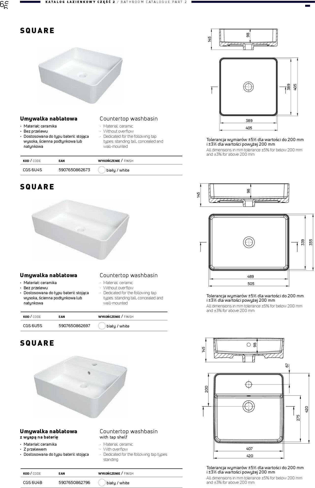 Deante Gazetka - Katalog łazienkowy 01.01.2024 - 31.12.2024 66