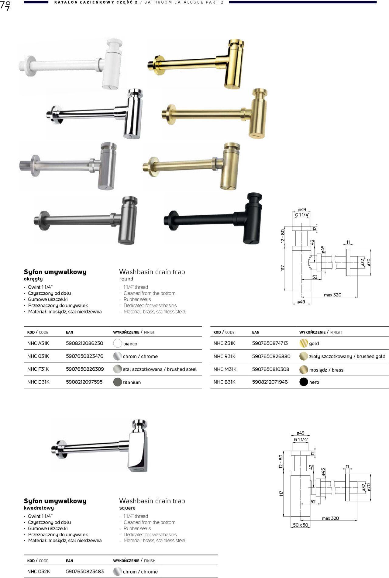 Deante Gazetka - Katalog łazienkowy 01.01.2024 - 31.12.2024 78