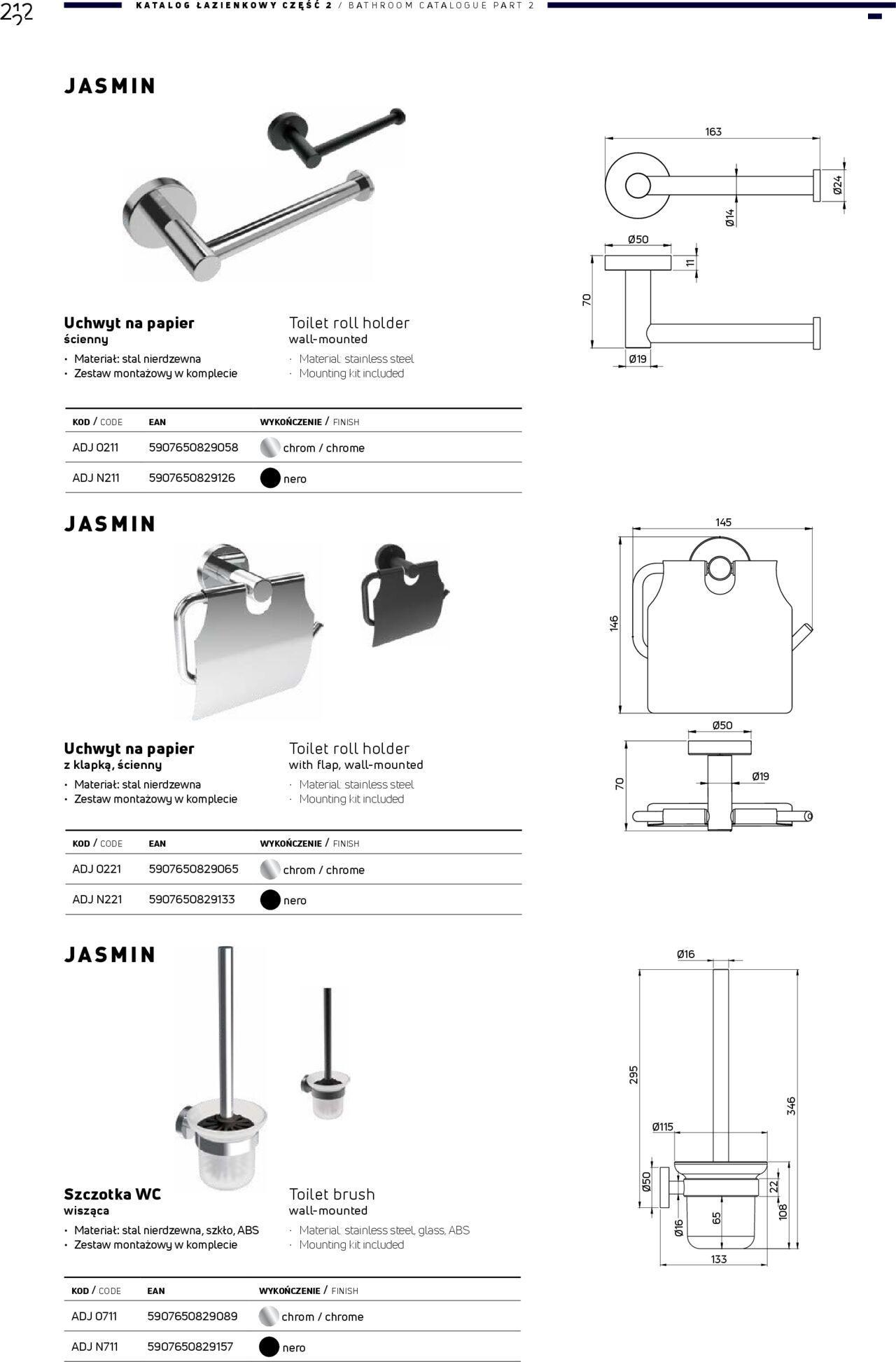 Deante Gazetka - Katalog łazienkowy 01.01.2024 - 31.12.2024 212