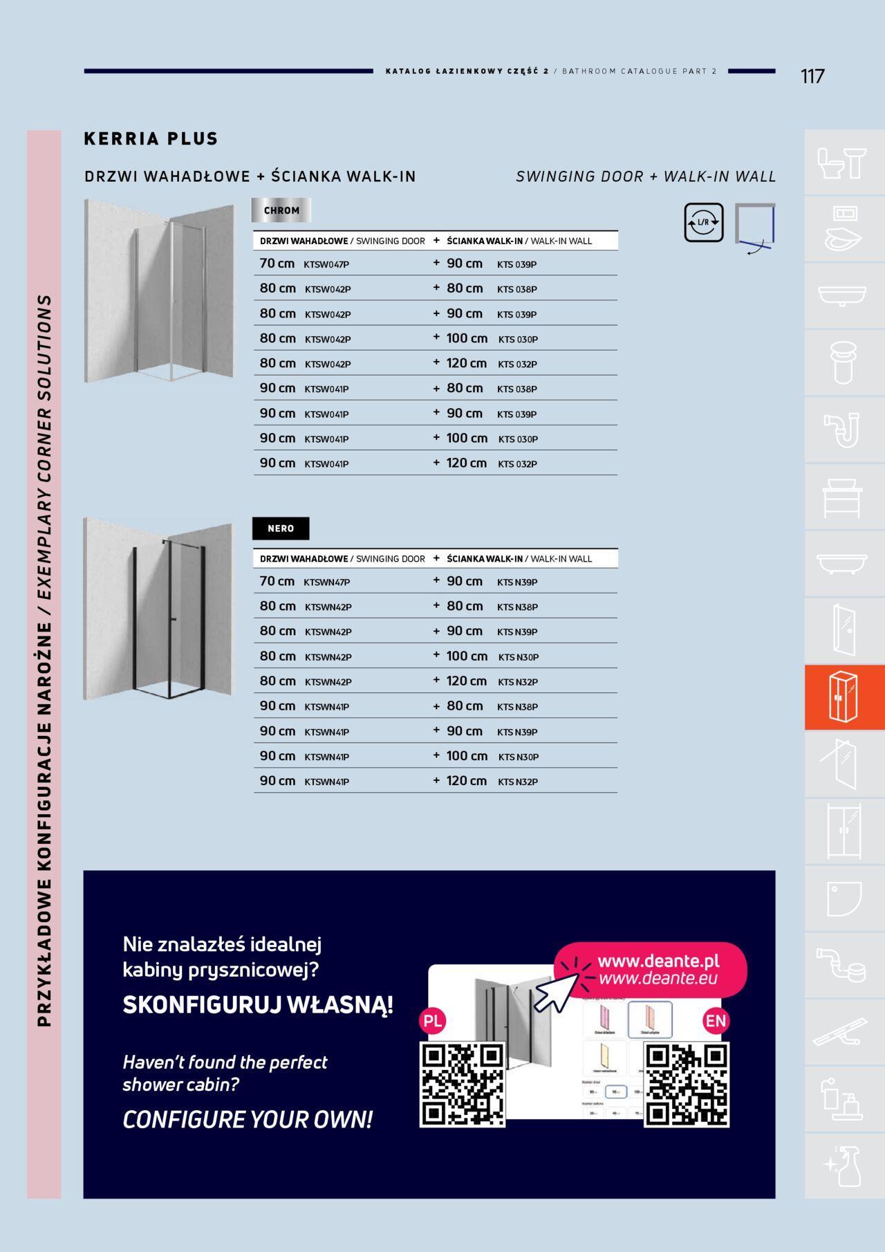 Deante Gazetka - Katalog łazienkowy 01.01.2024 - 31.12.2024 117