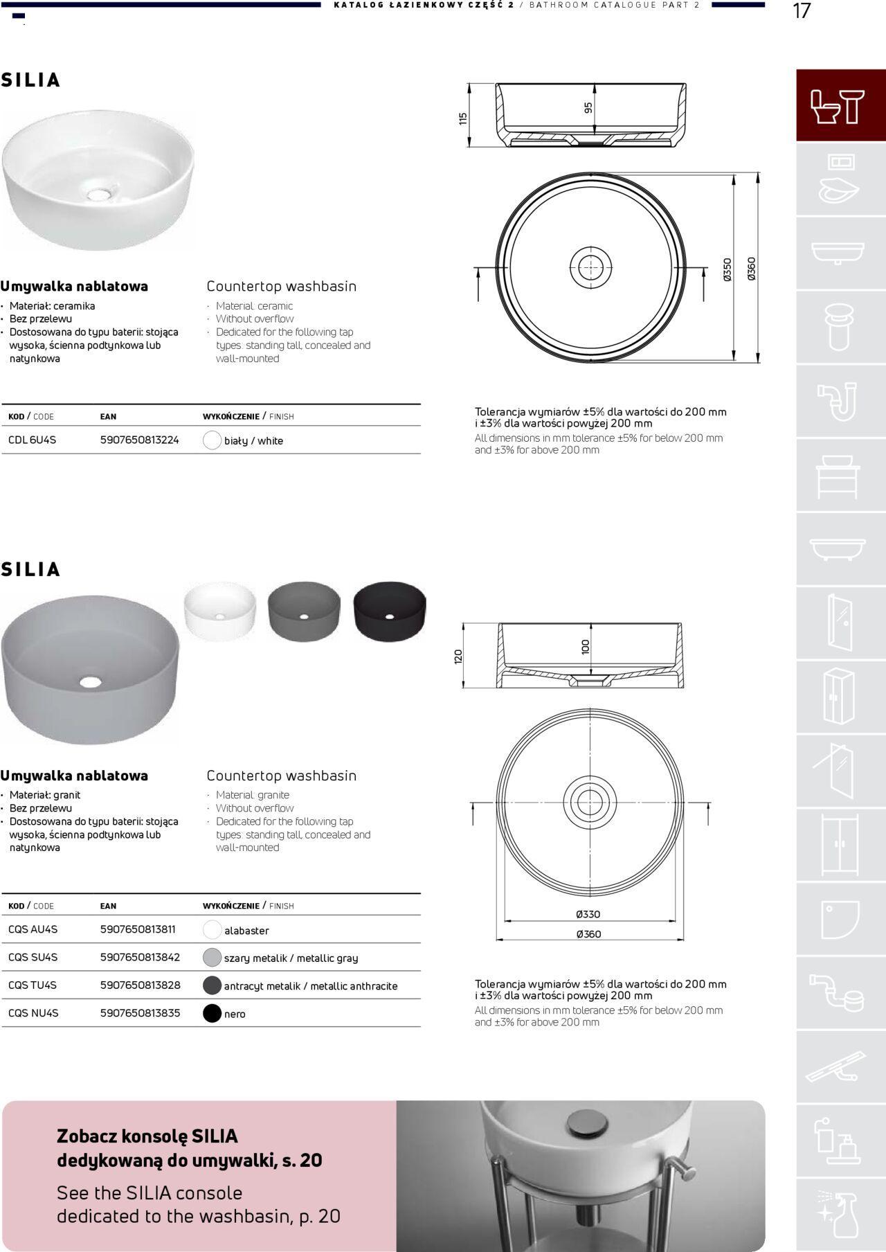 Deante Gazetka - Katalog łazienkowy 01.01.2024 - 31.12.2024 17