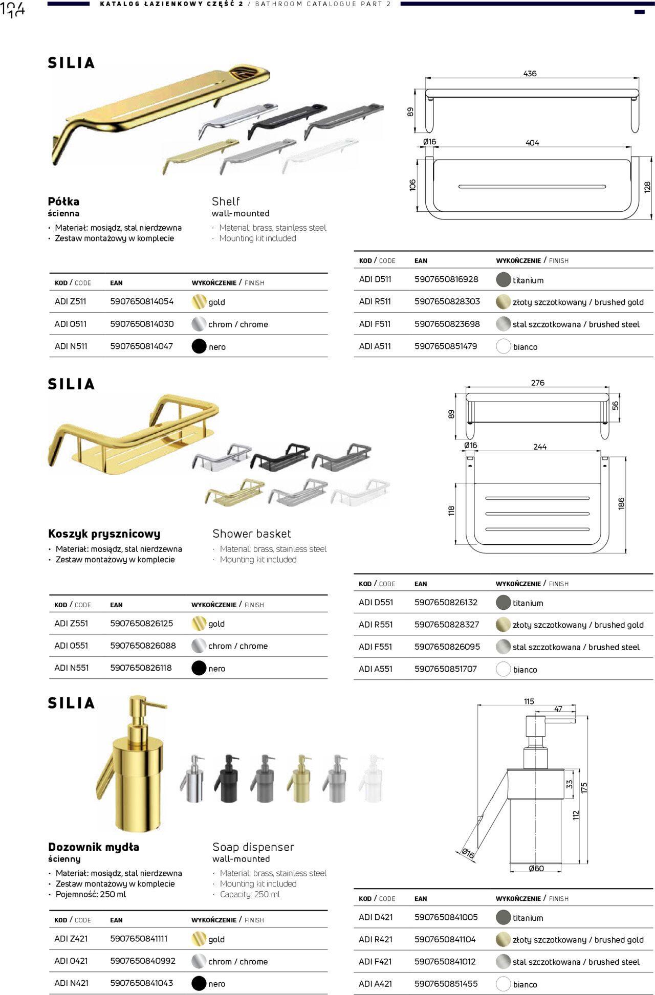 Deante Gazetka - Katalog łazienkowy 01.01.2024 - 31.12.2024 194