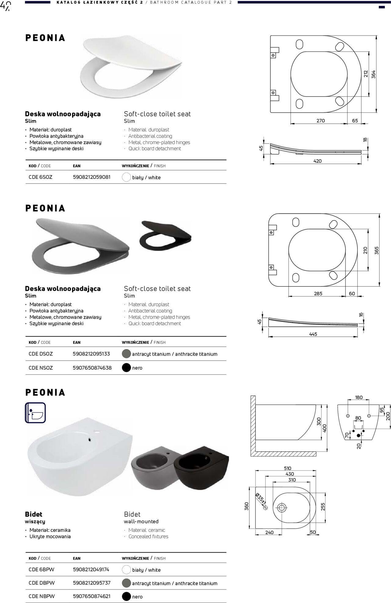 Deante Gazetka - Katalog łazienkowy 01.01.2024 - 31.12.2024 40