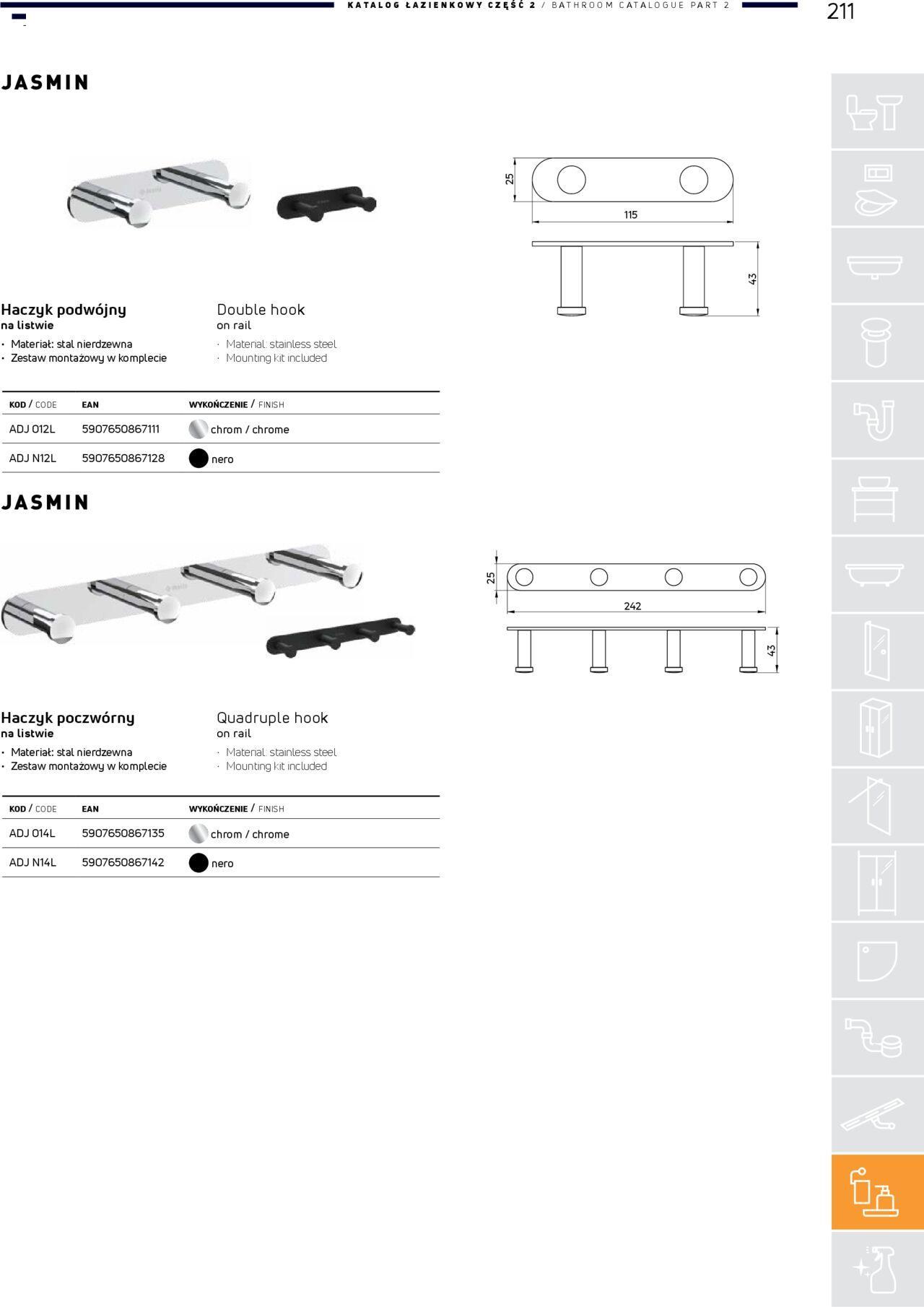 Deante Gazetka - Katalog łazienkowy 01.01.2024 - 31.12.2024 211