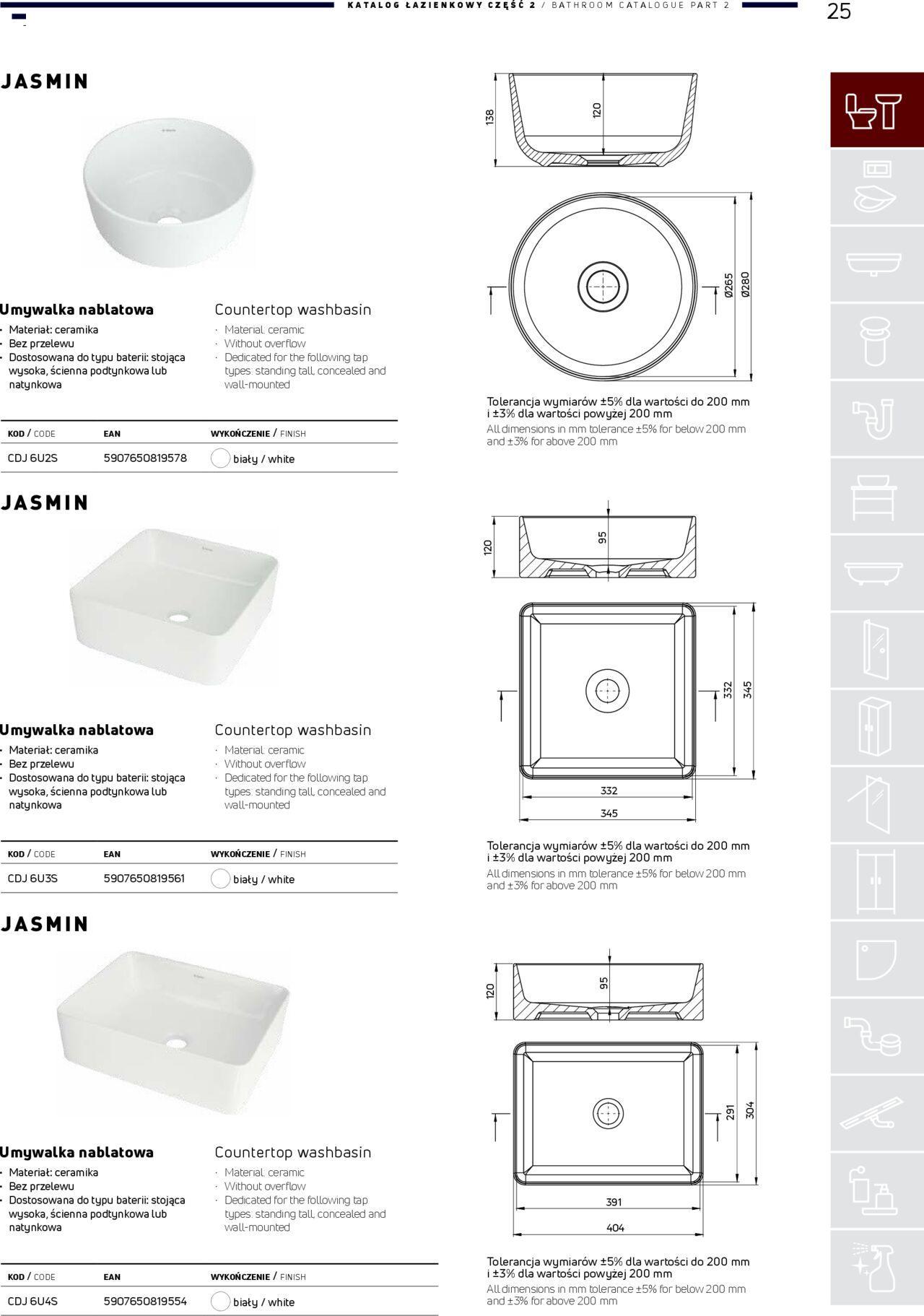 Deante Gazetka - Katalog łazienkowy 01.01.2024 - 31.12.2024 25