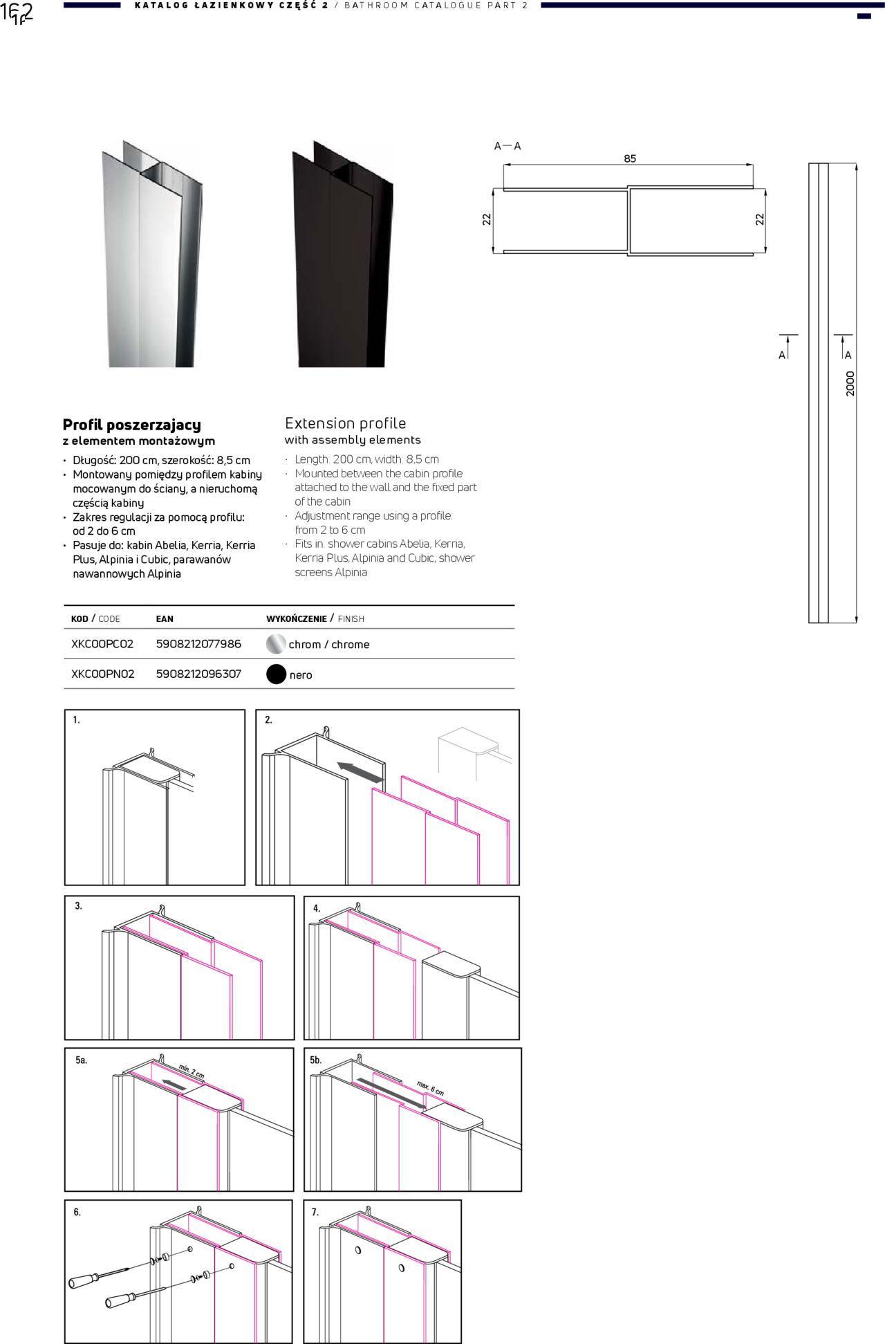 Deante Gazetka - Katalog łazienkowy 01.01.2024 - 31.12.2024 162