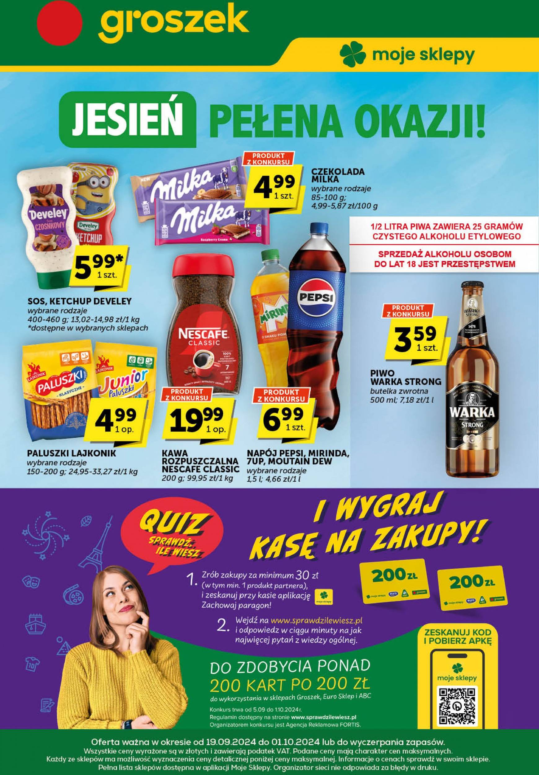 Aktualna Euro Sklep - Katalog gazetka ważna od 19.09. - 01.10.