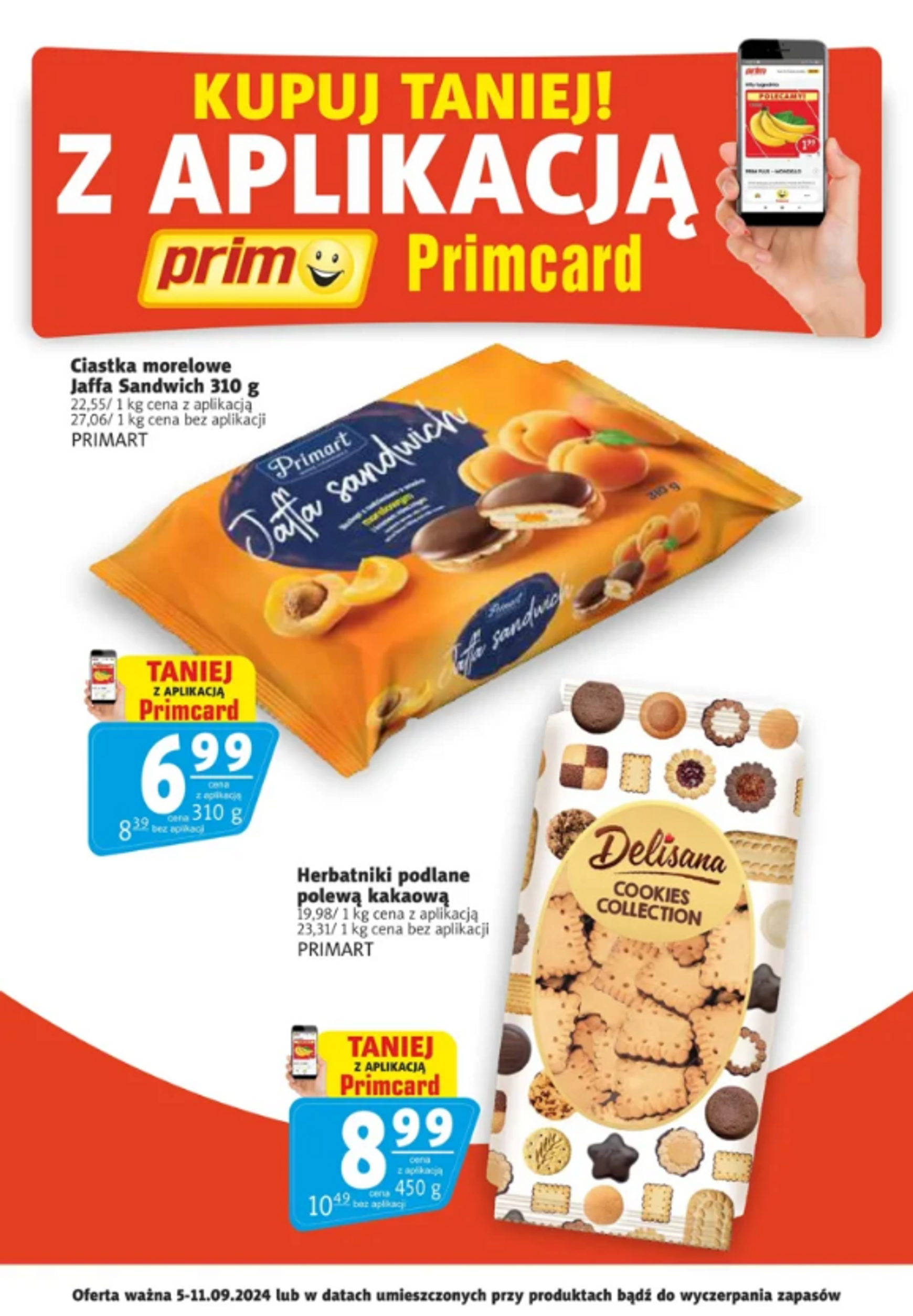 Aktualna Prim Market - Oferta Primcard gazetka ważna od 05.09. - 11.09.