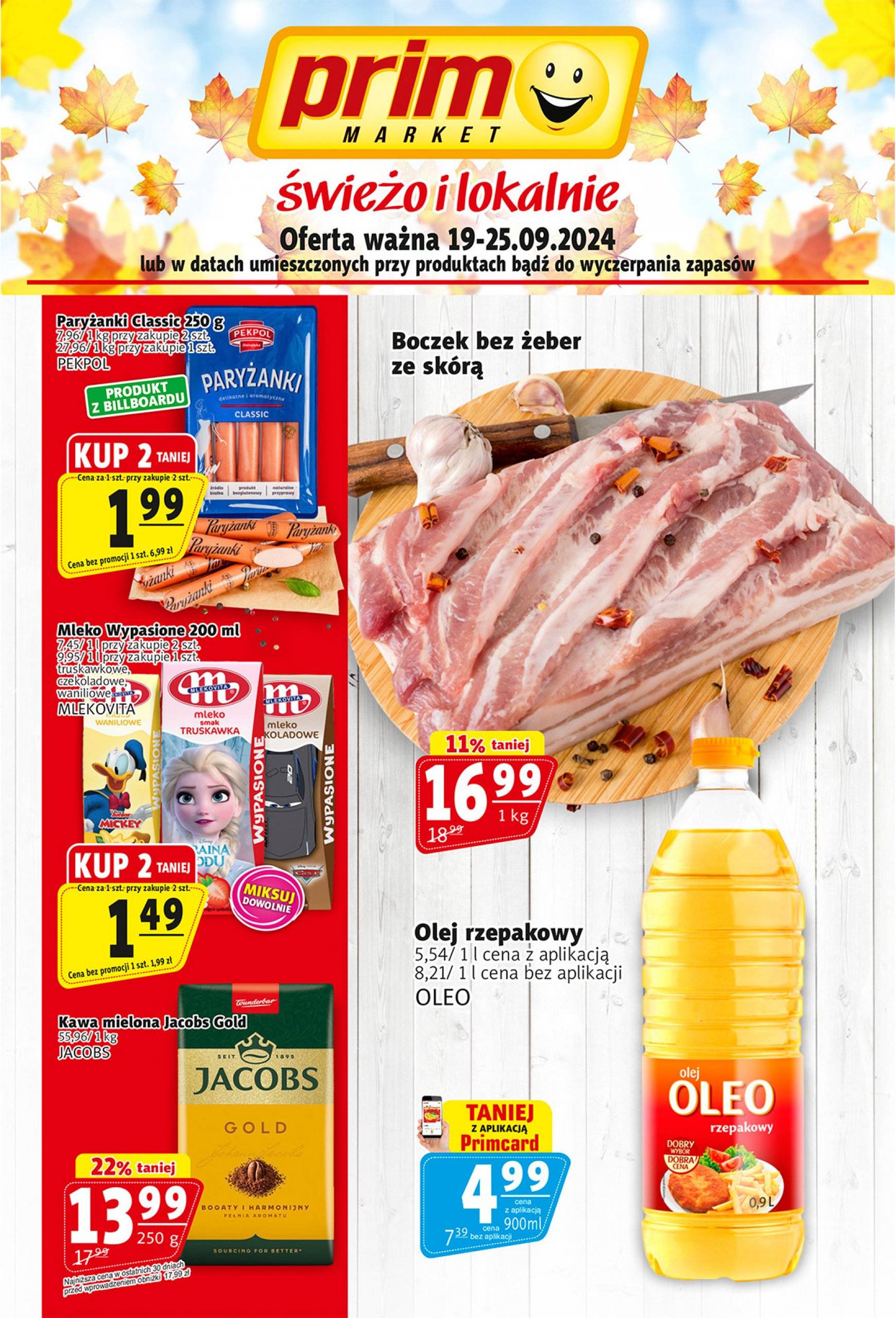 Aktualna Prim Market gazetka ważna od 19.09. - 25.09.