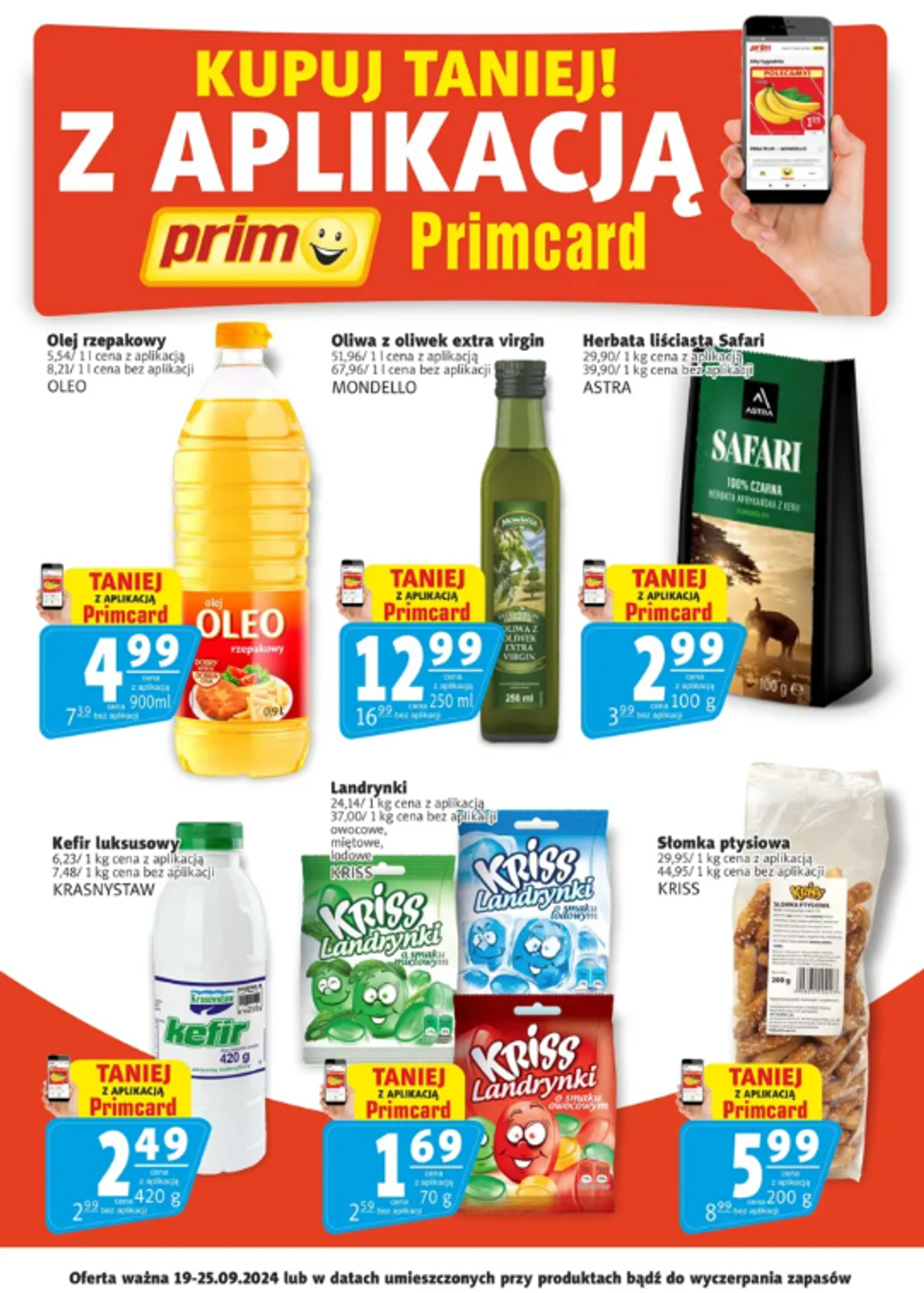 Aktualna Prim Market - Oferta Primcard gazetka ważna od 19.09. - 25.09.