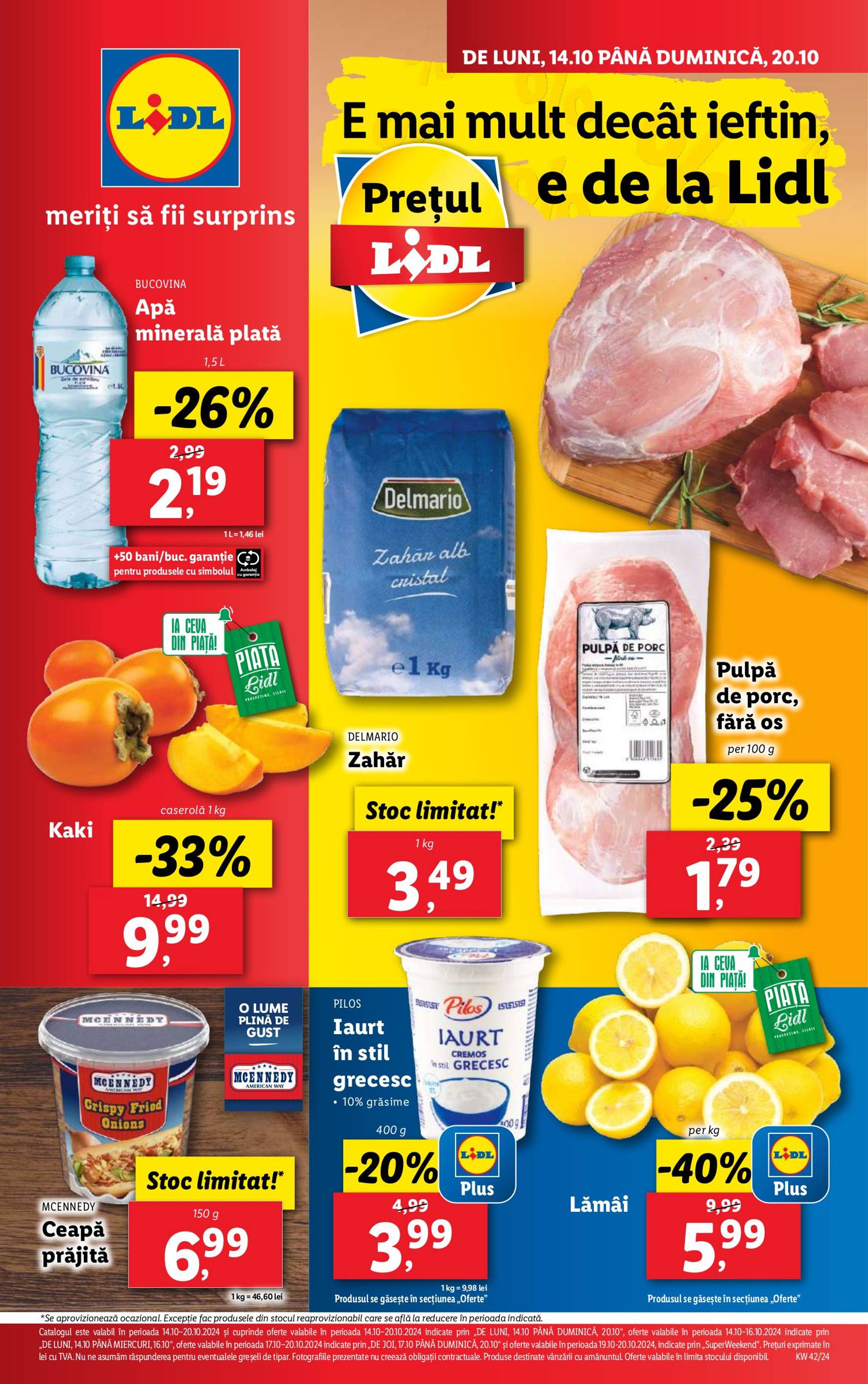 Catalog Lidl valabil din 14.10. - 20.10.