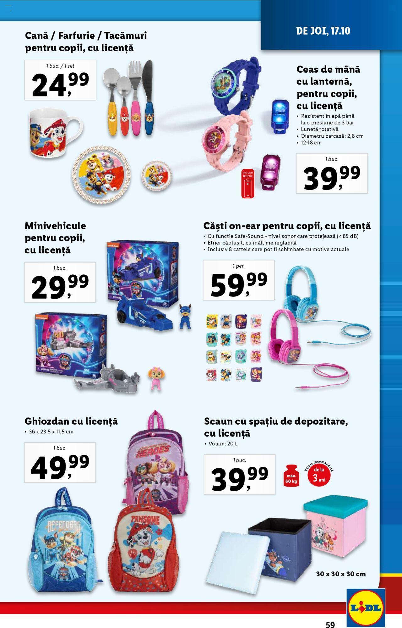 Catalog LIDL 14.10.2024 - 20.10.2024 59