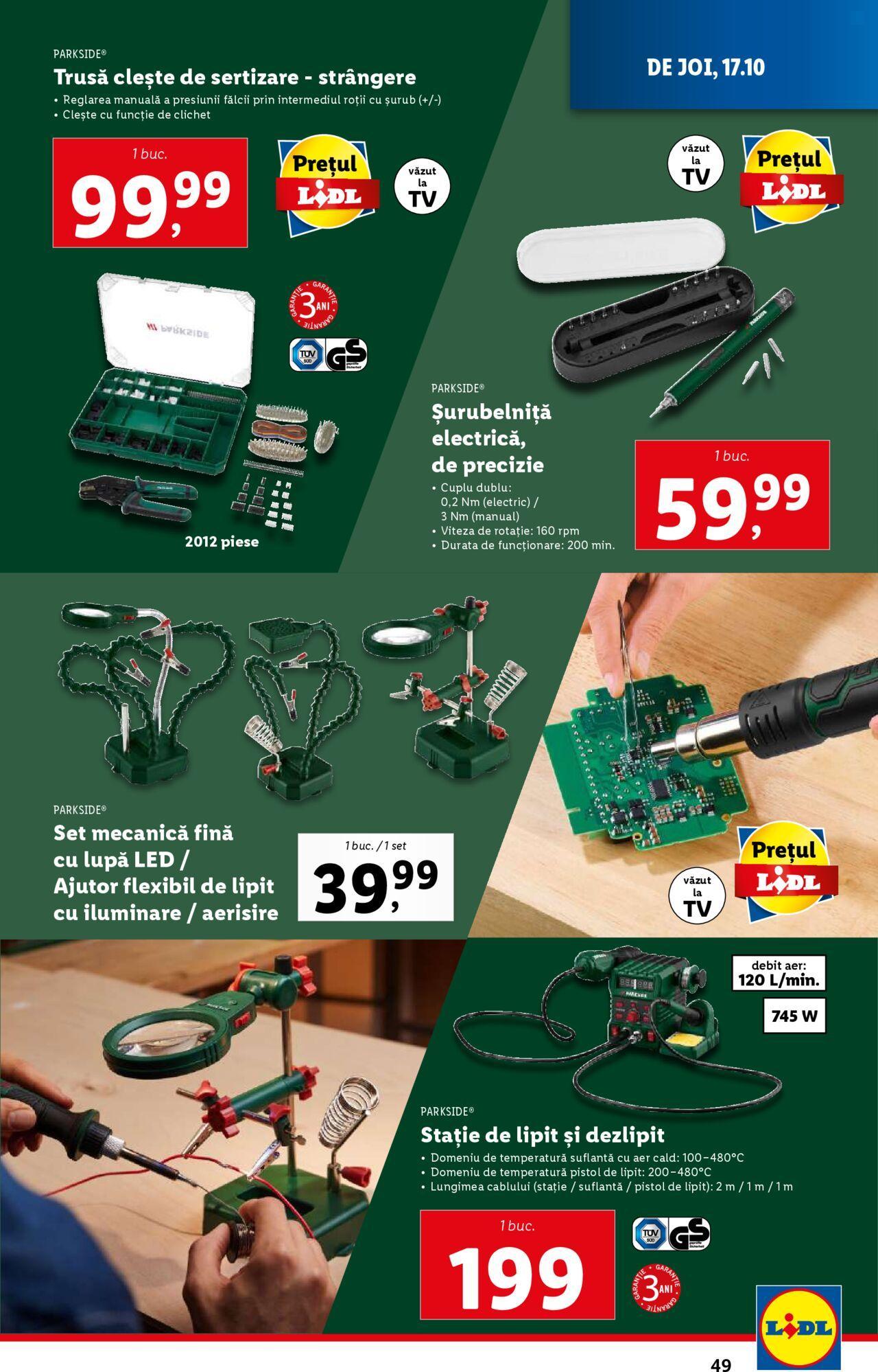 Catalog LIDL 14.10.2024 - 20.10.2024 49