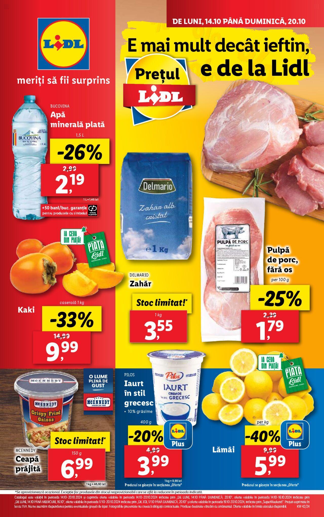 Catalog LIDL 14.10.2024 - 20.10.2024