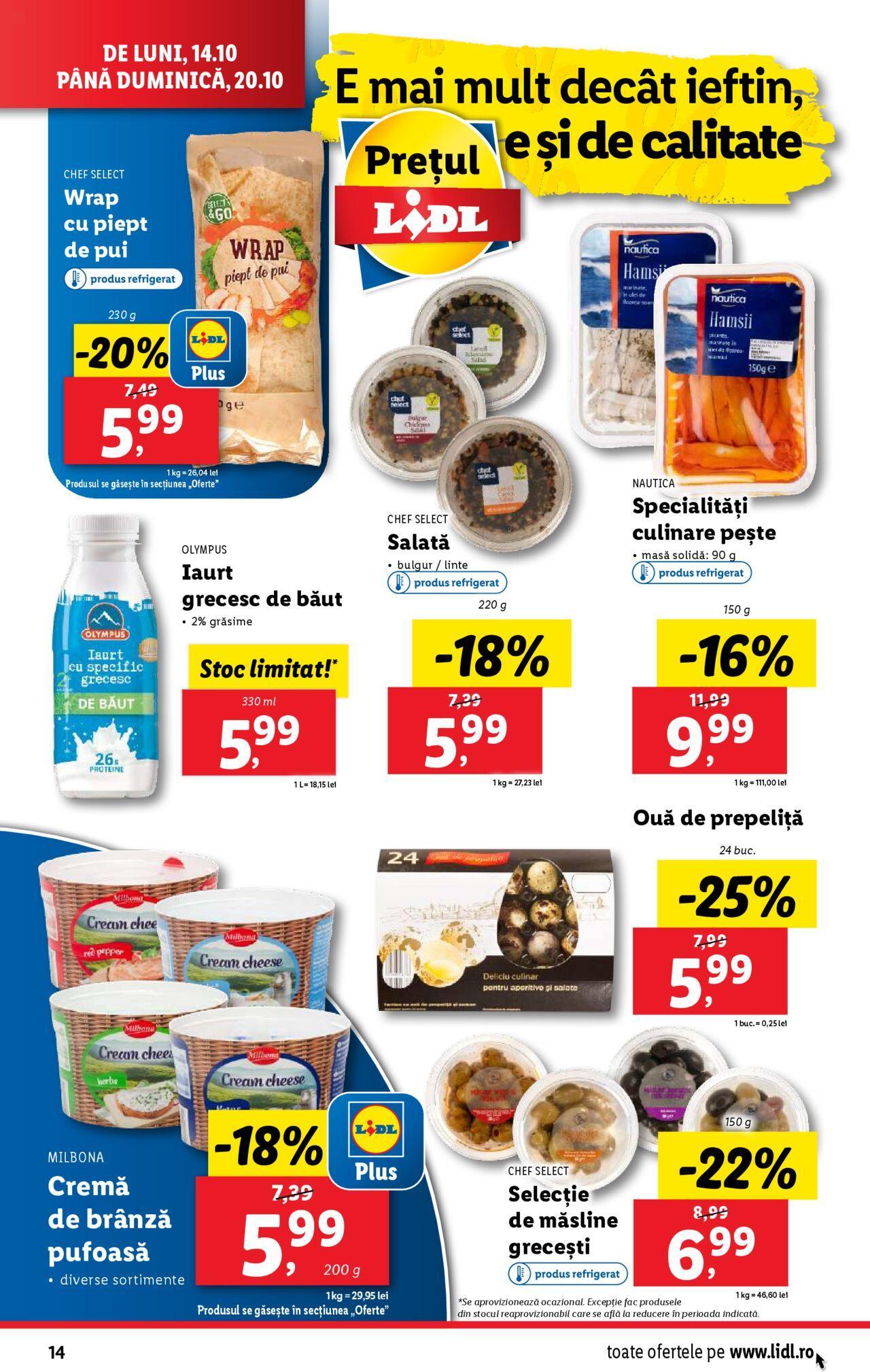 Catalog LIDL 14.10.2024 - 20.10.2024 14