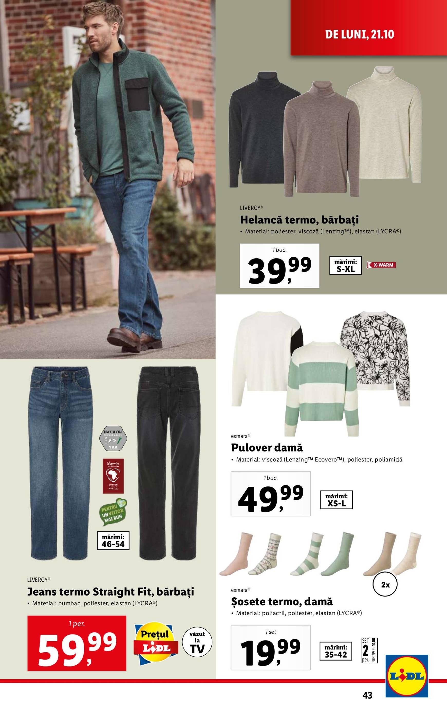 Catalog Lidl valabil din 21.10. - 27.10. 43