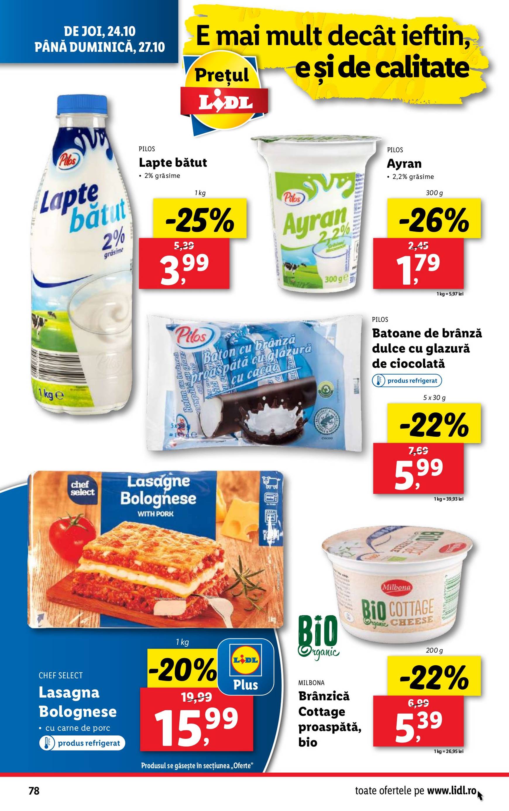 Catalog Lidl valabil din 21.10. - 27.10. 78