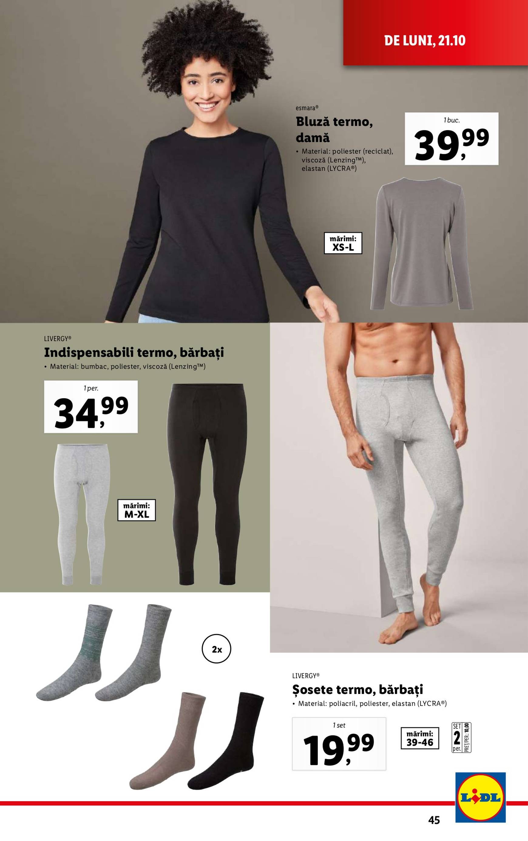 Catalog Lidl valabil din 21.10. - 27.10. 45