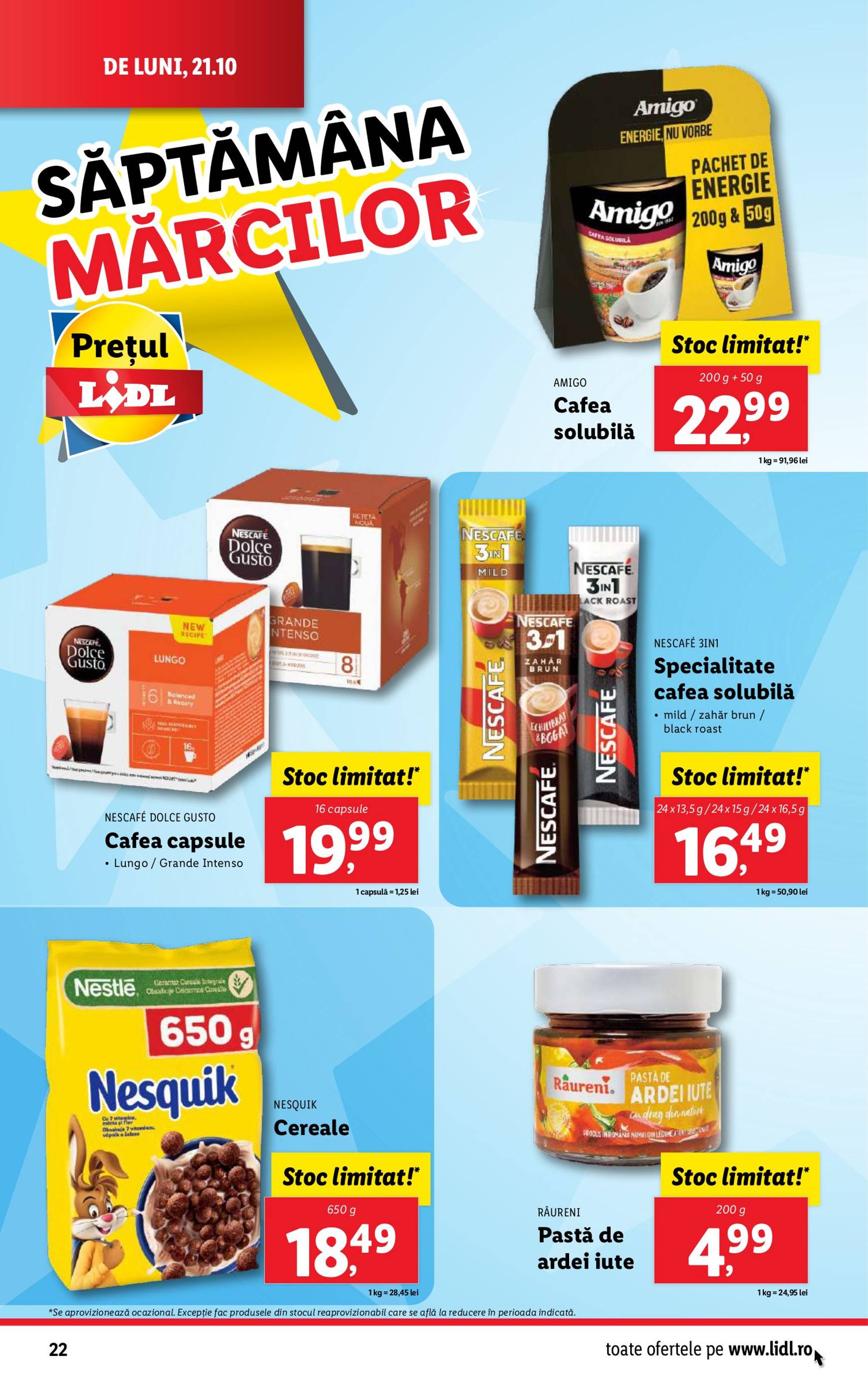 Catalog Lidl valabil din 21.10. - 27.10. 22