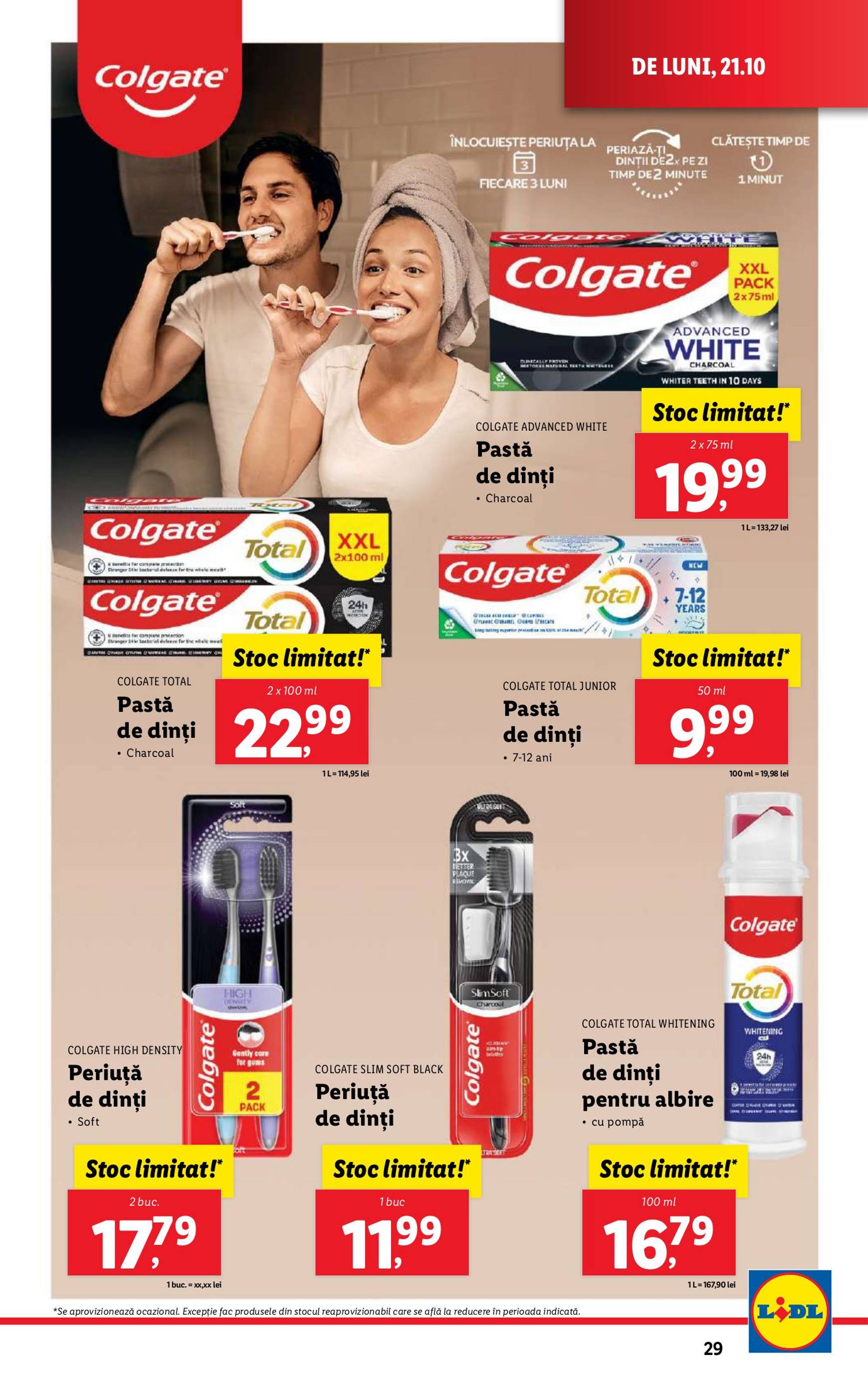 Catalog Lidl valabil din 21.10. - 27.10. 29