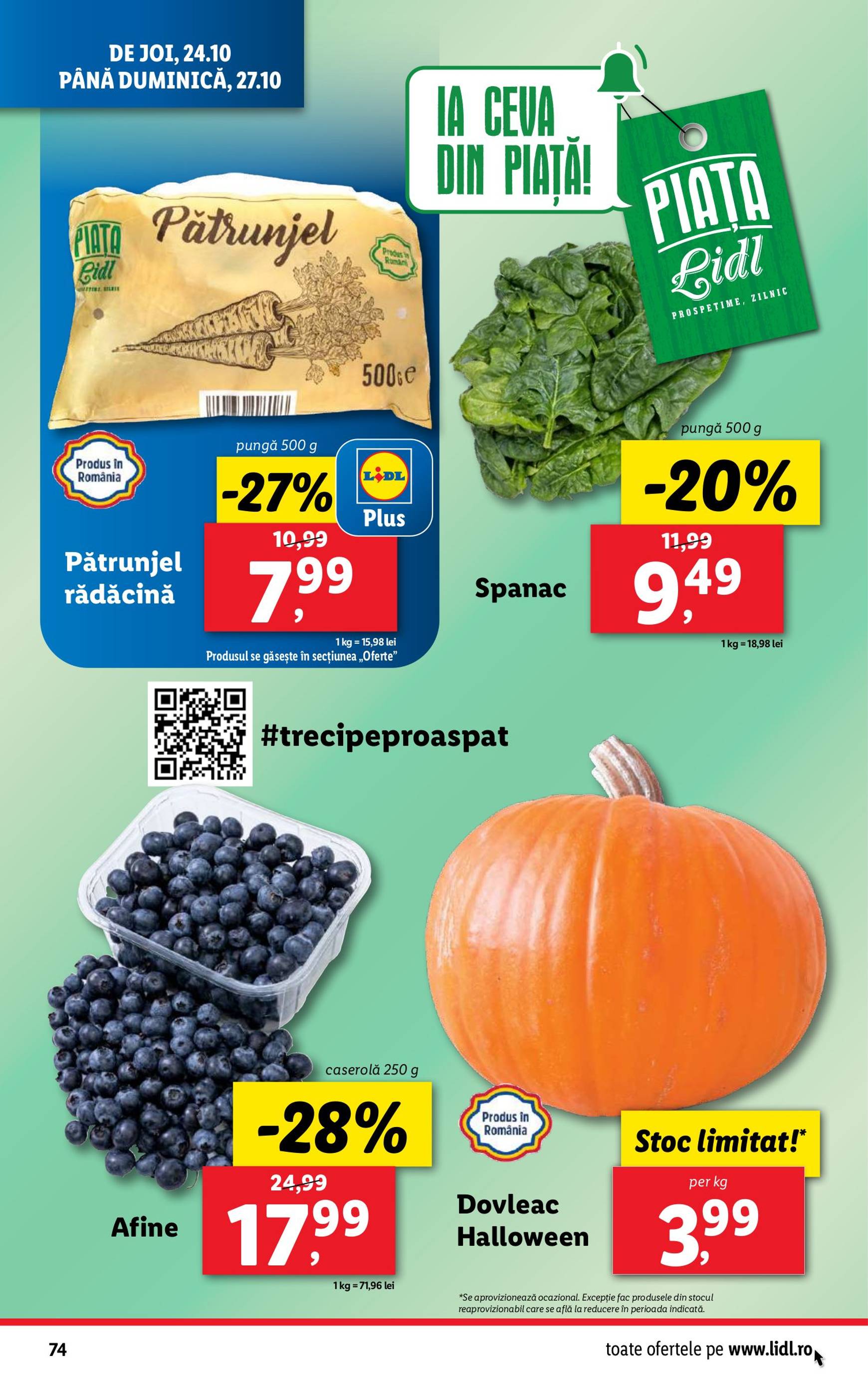 Catalog Lidl valabil din 21.10. - 27.10. 74