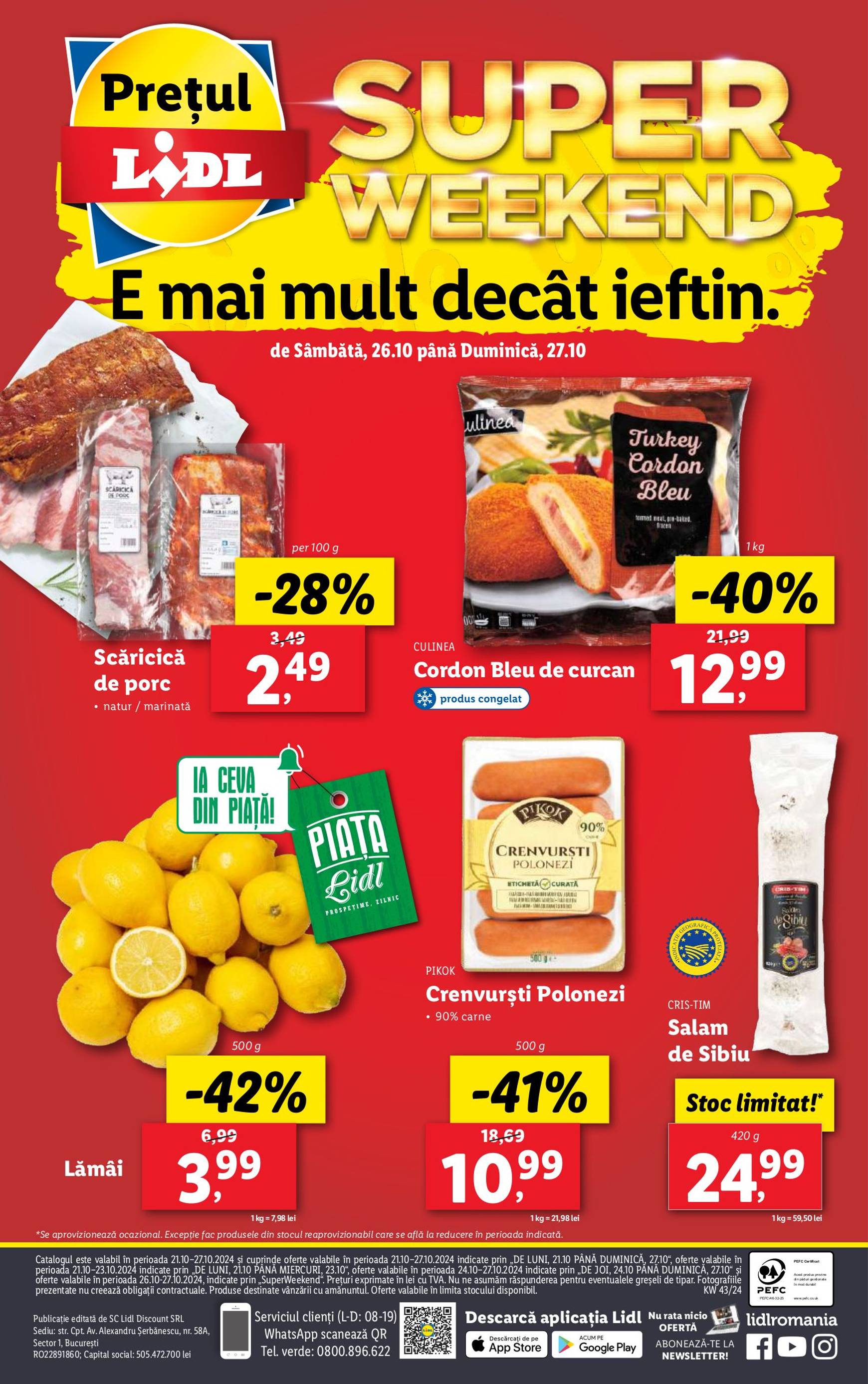 Catalog Lidl valabil din 21.10. - 27.10. 94