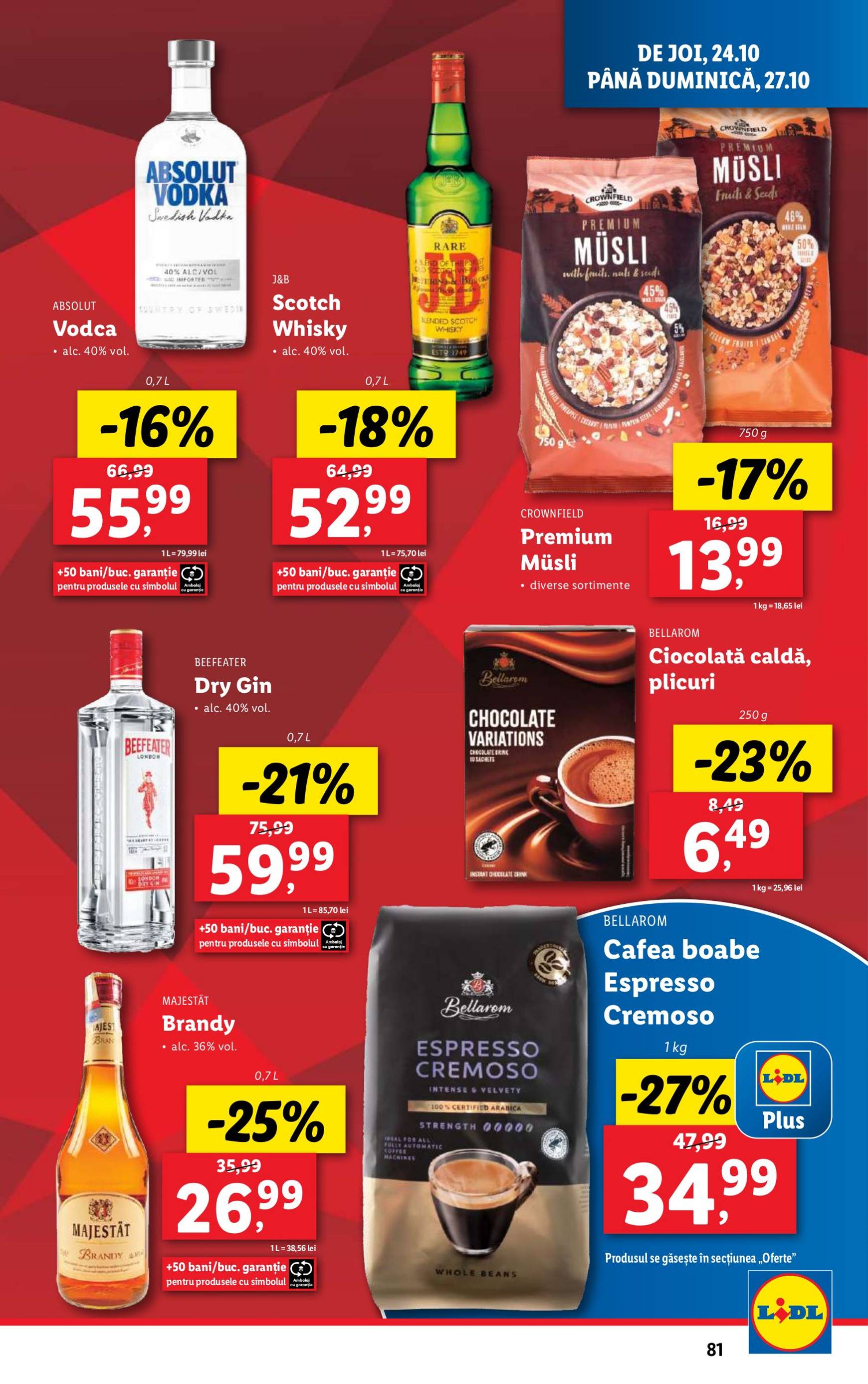 Catalog Lidl valabil din 21.10. - 27.10. 81