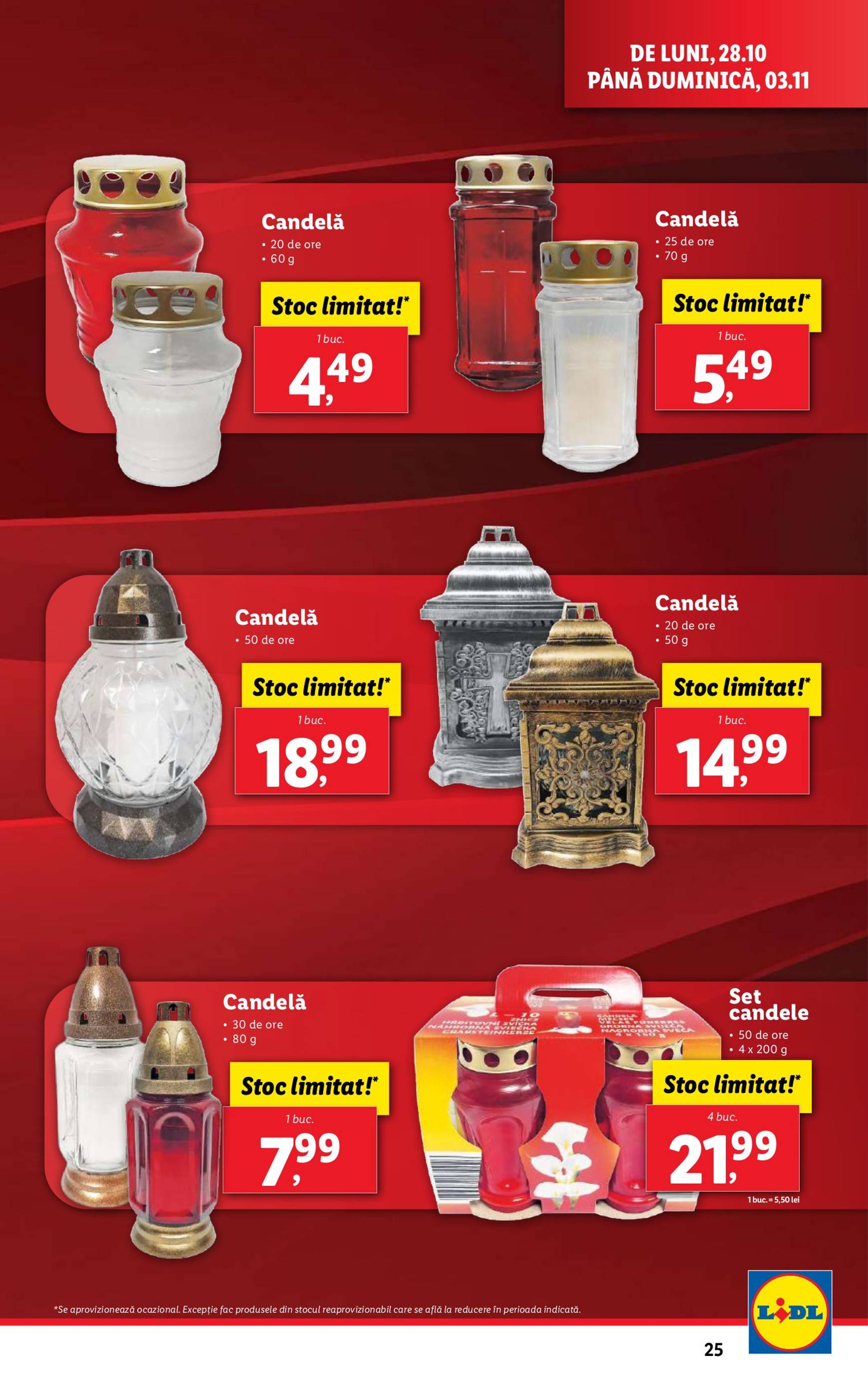 Catalog Lidl valabil din 28.10. - 03.11. 25