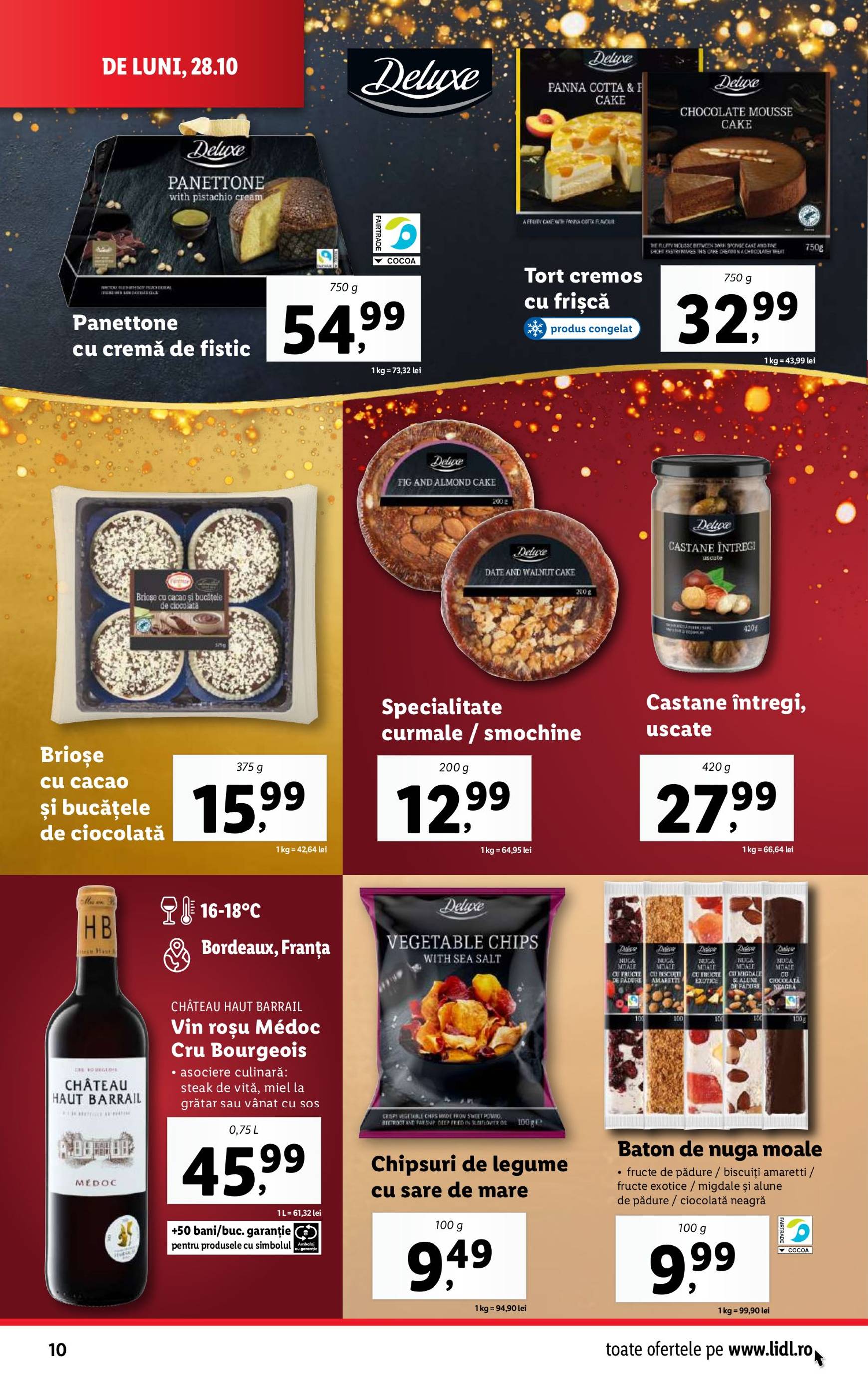 Catalog Lidl valabil din 28.10. - 03.11. 10