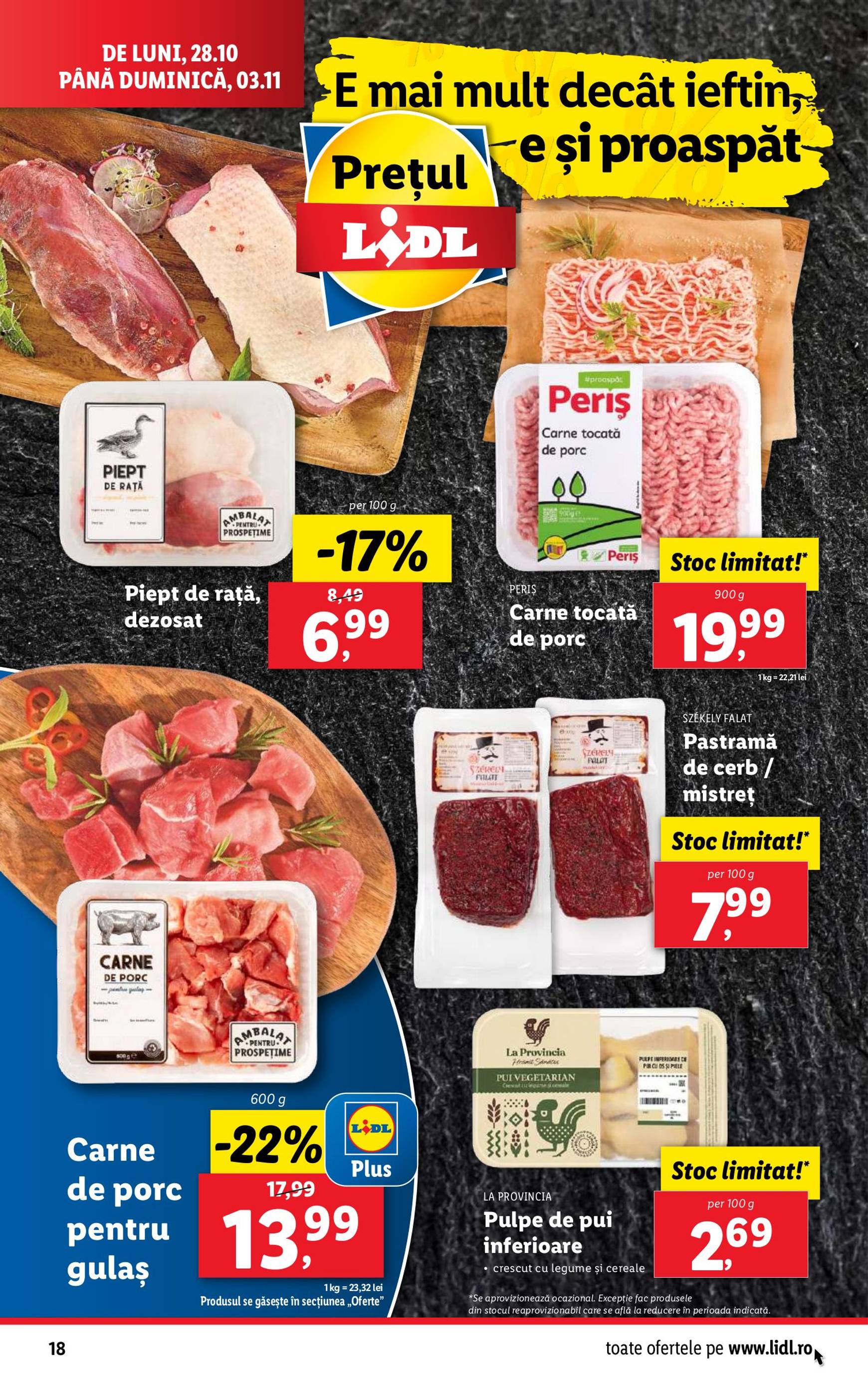 Catalog Lidl valabil din 28.10. - 03.11. 18