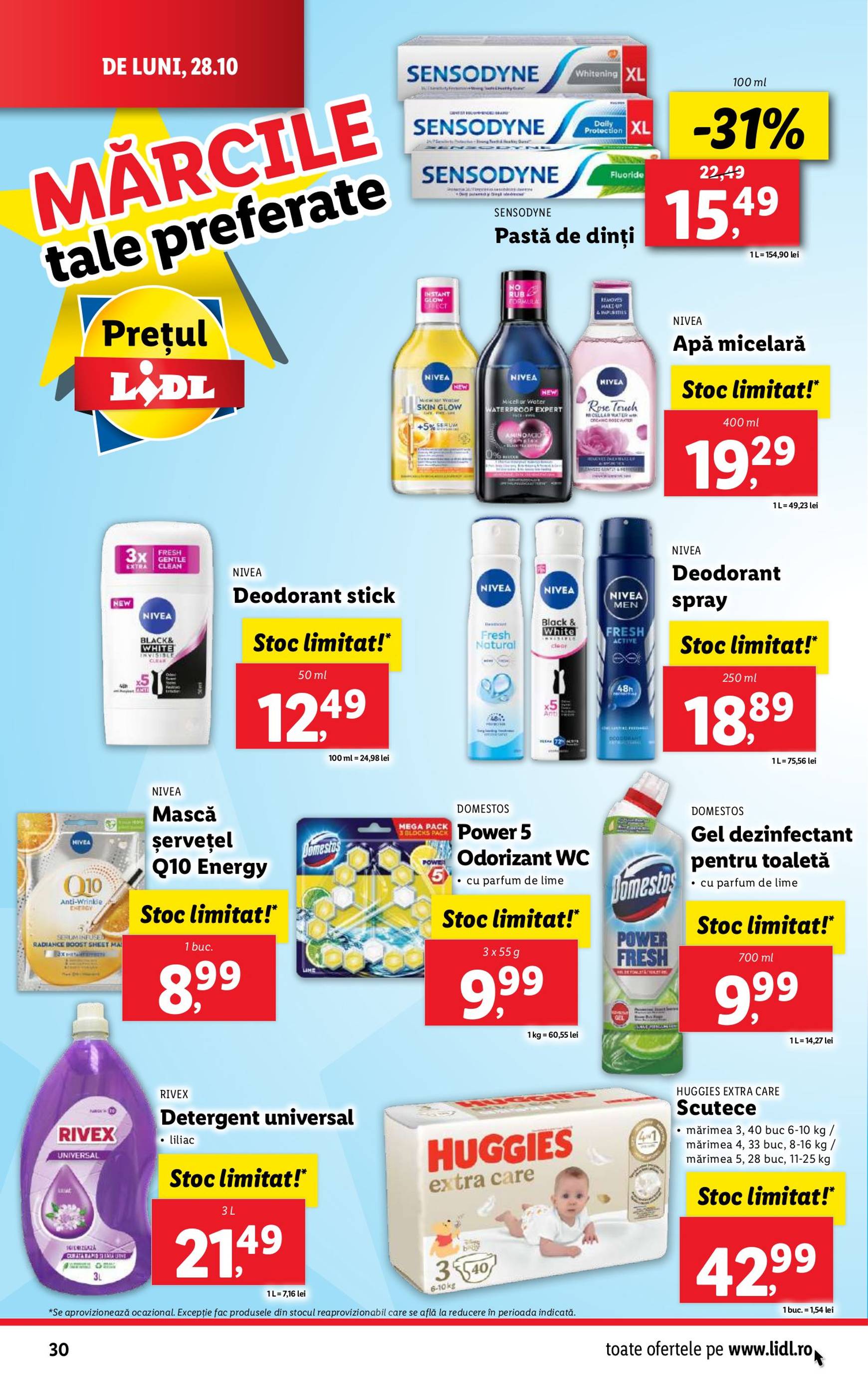 Catalog Lidl valabil din 28.10. - 03.11. 30