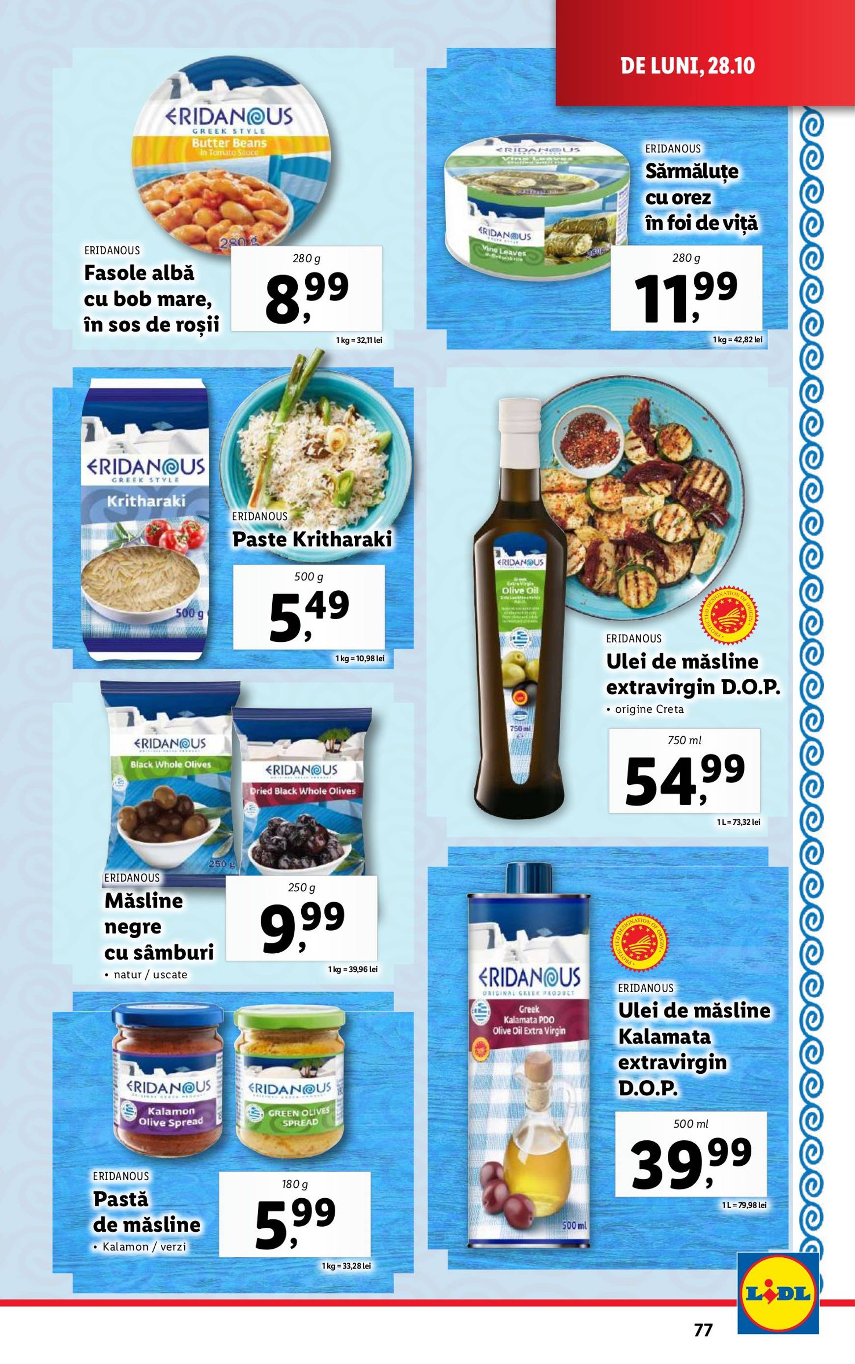 Catalog Lidl valabil din 28.10. - 03.11. 77