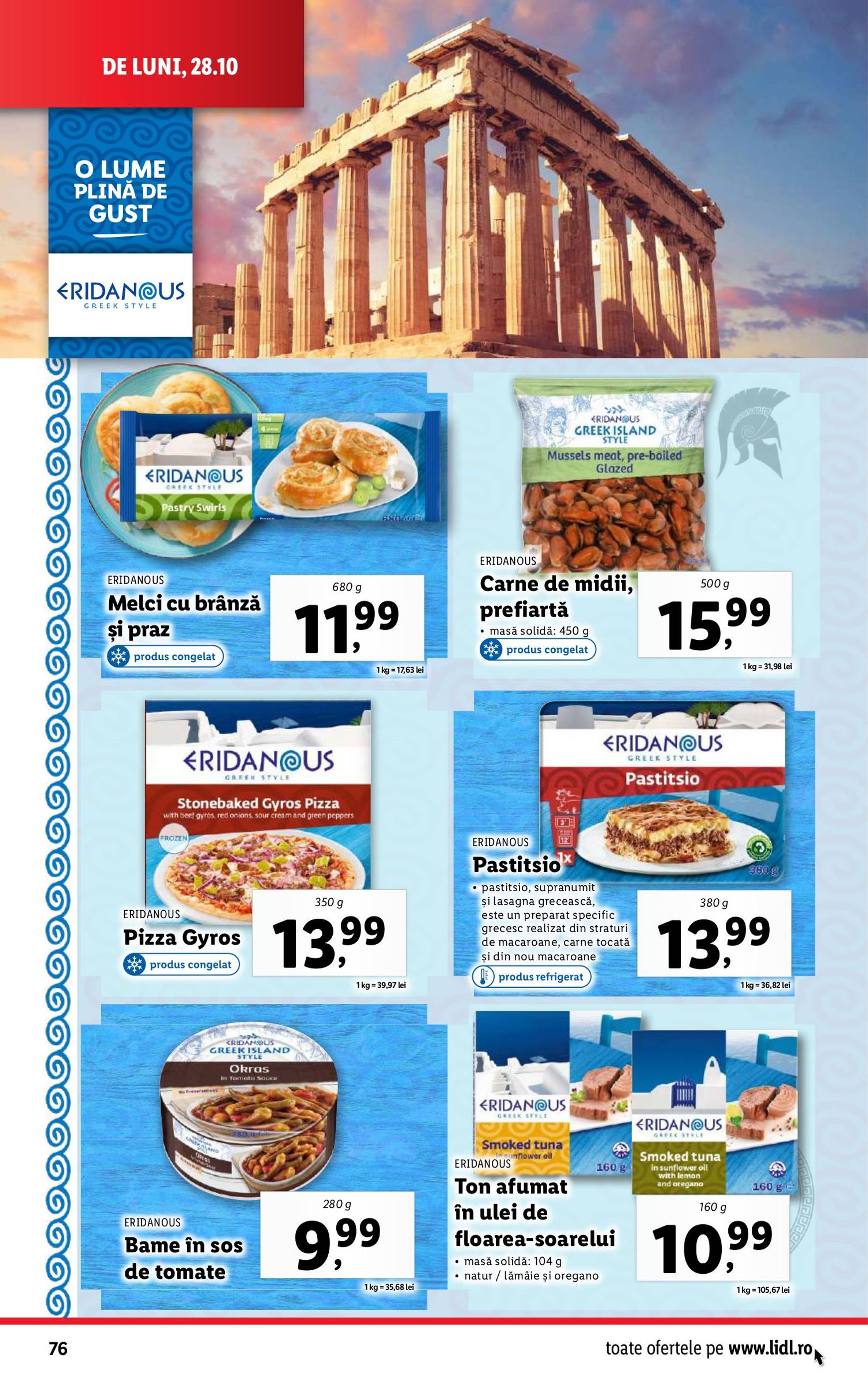 Catalog Lidl valabil din 28.10. - 03.11. 76